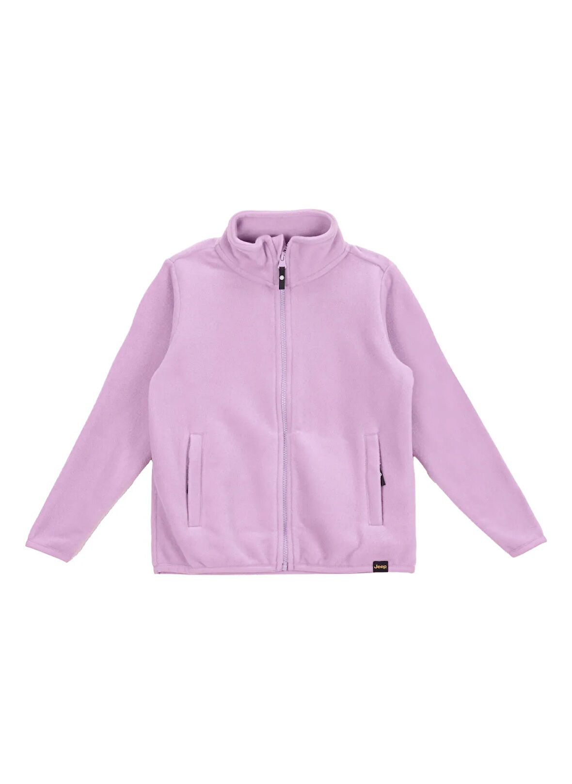 Lila Kız Çocuk Dik Yaka Relaxed Polar Sweatshırt J5WG-SWT7502