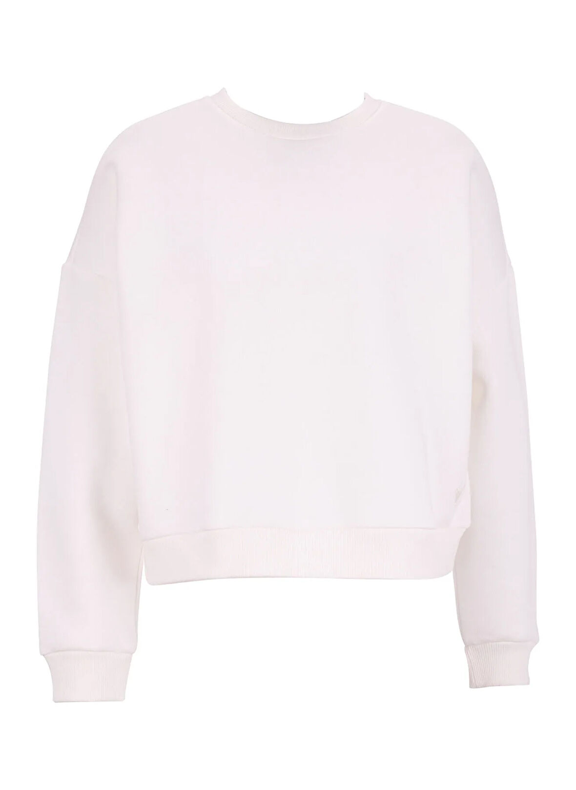 Fabrika Bisiklet Yaka Düz Ekru Kadın Sweatshırt RAVELLO-Y