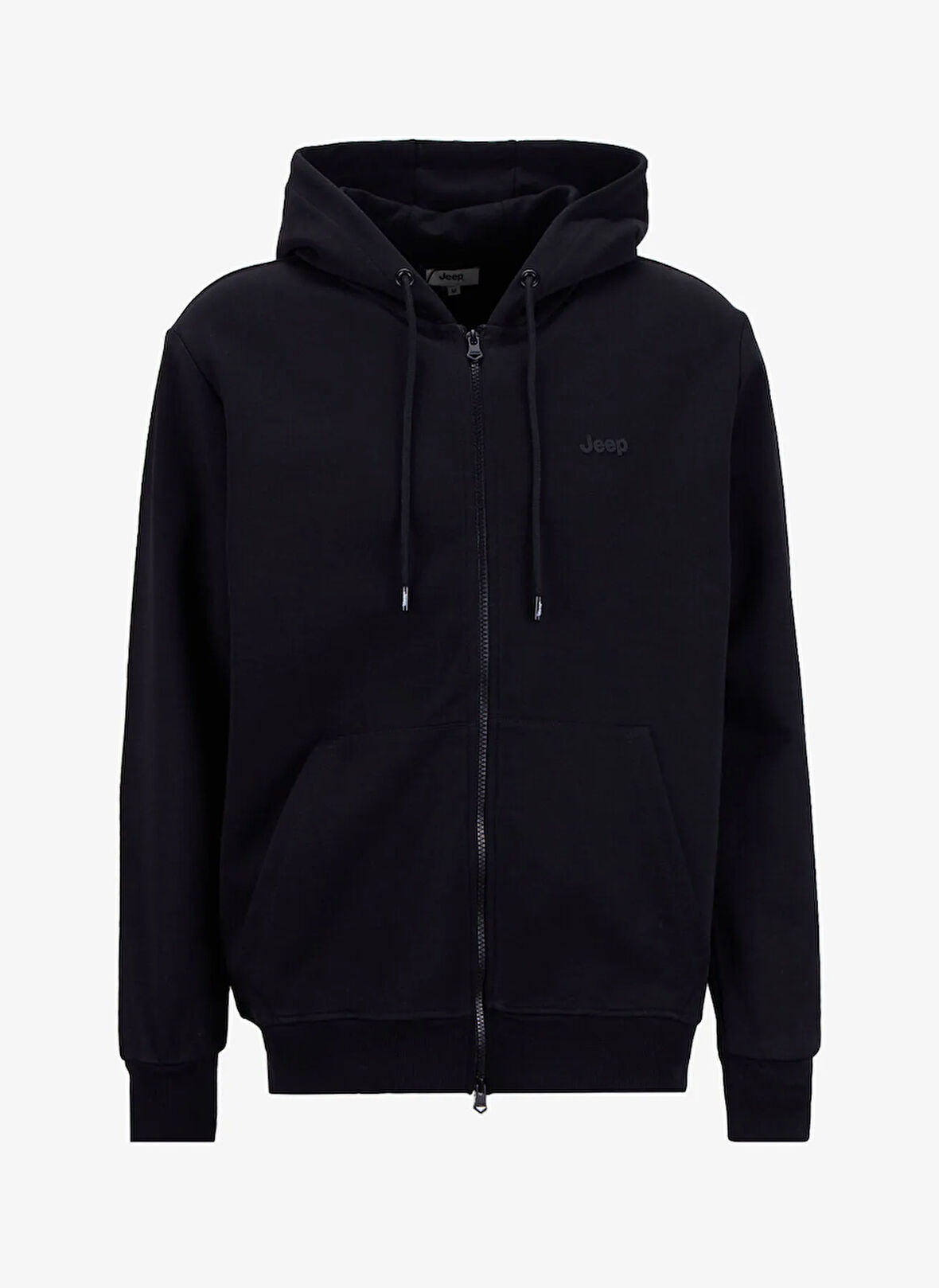 Jeep Kapüşon Yaka Düz Siyah Erkek Sweatmont J5WM-SWT7399