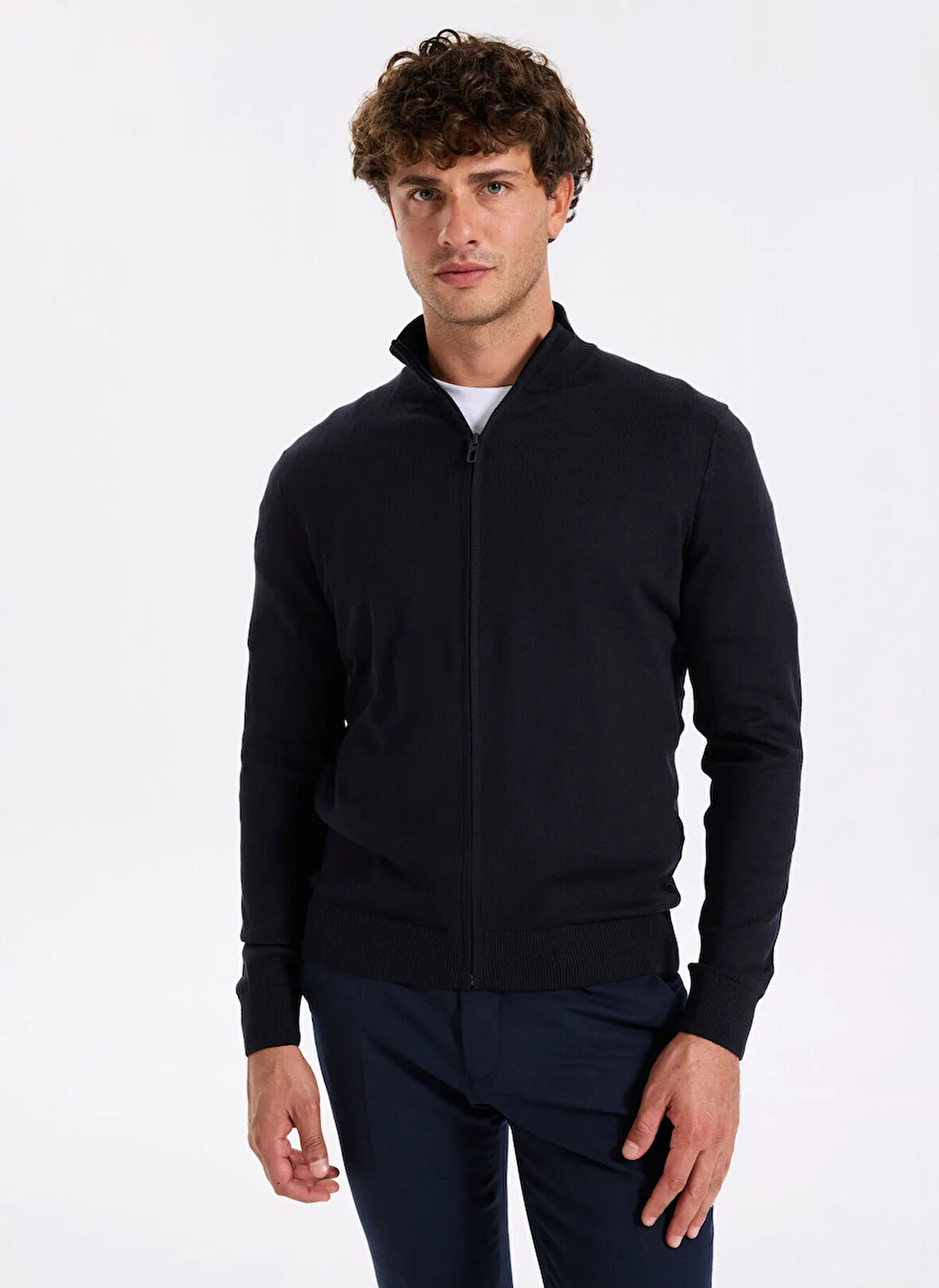 Fabrika Lacivert Erkek Hırka F5WM-HRK 2578