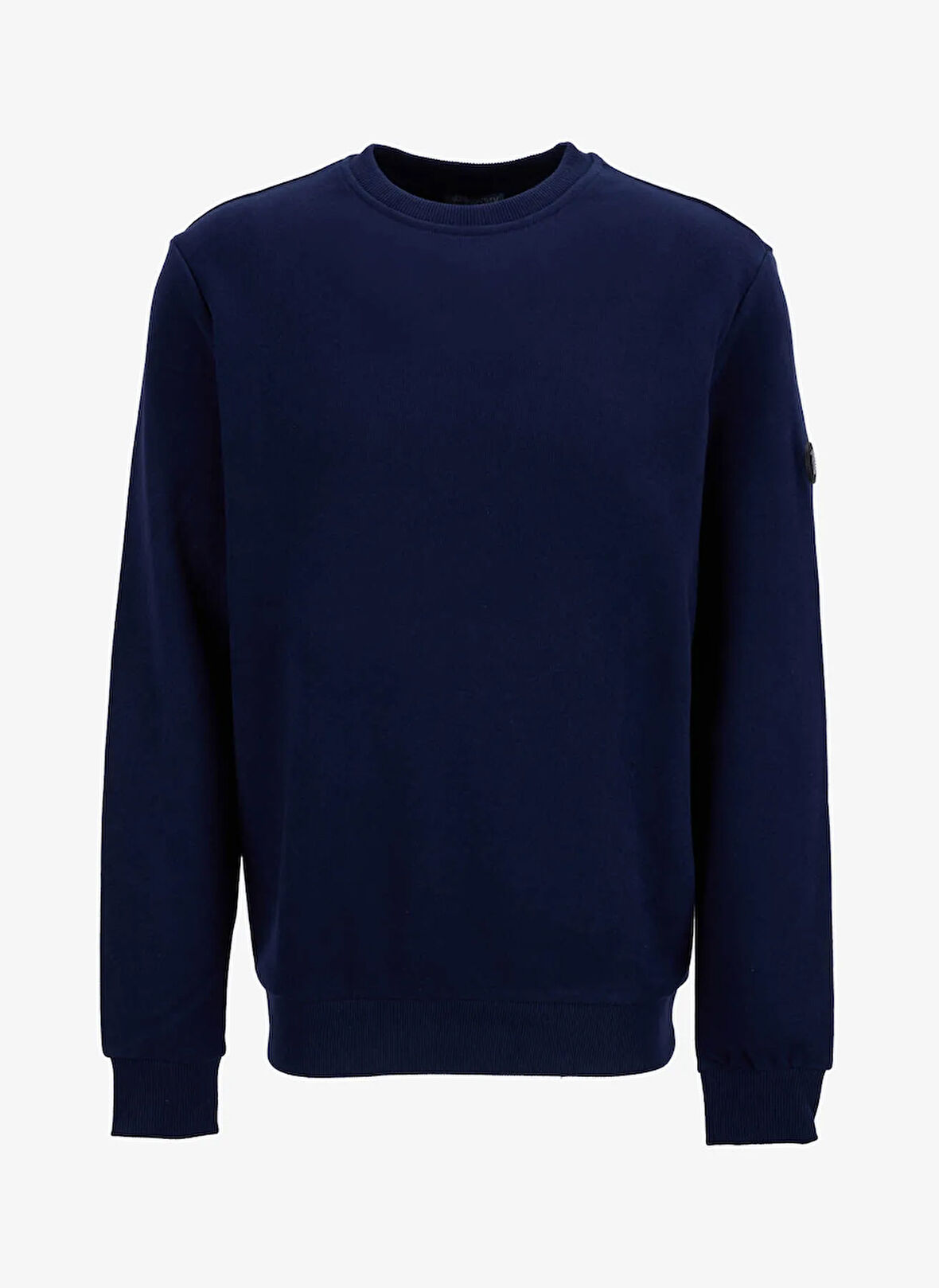 Discovery Expedition D5WM-SWT3940 Lacivert Bisiklet Yaka Relaxed Düz Erkek Sweatshırt