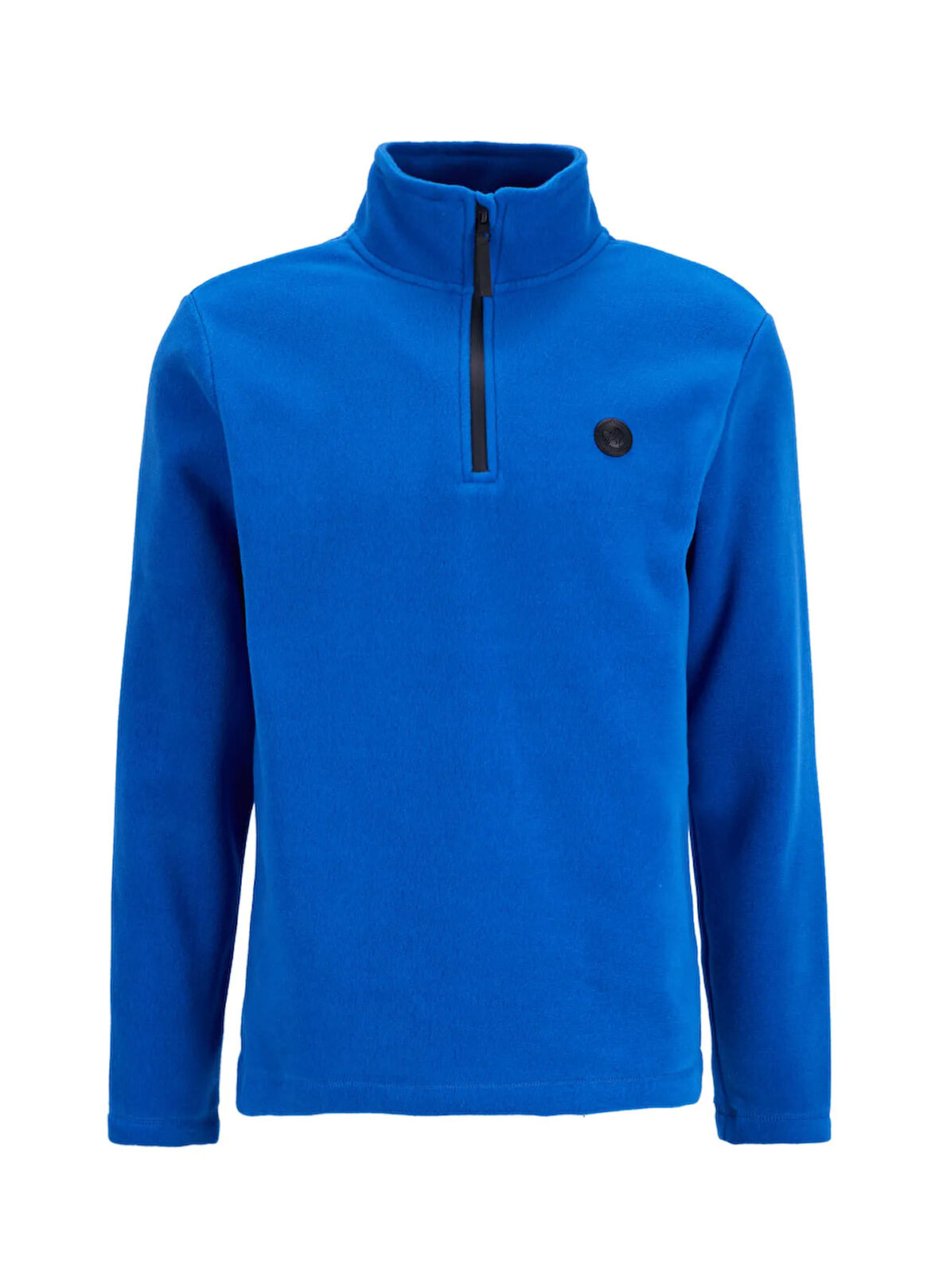 Discovery Expedition D5WM-SWT3300 Mavi Fermuarlı Yaka Basic Düz Erkek Polar Sweatshırt