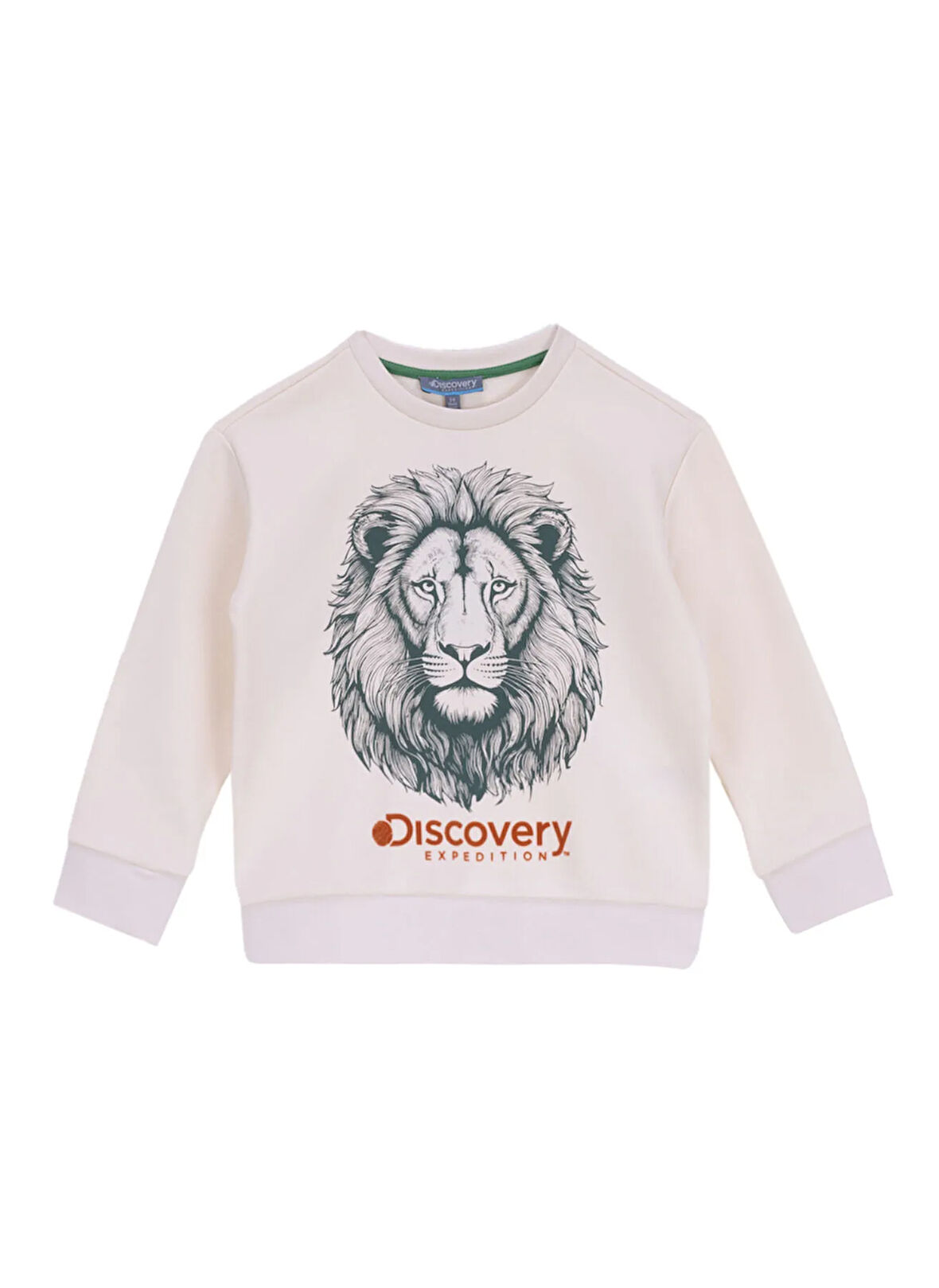 Discovery Expedition Baskılı Erkek Çocuk Krem Sweatshırt D5WB-SWT3042