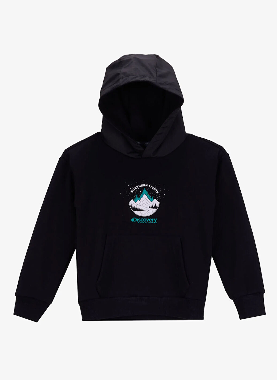 Discovery Expedition Baskılı Erkek Çocuk Siyah Sweatshırt D5WB-SWT3012