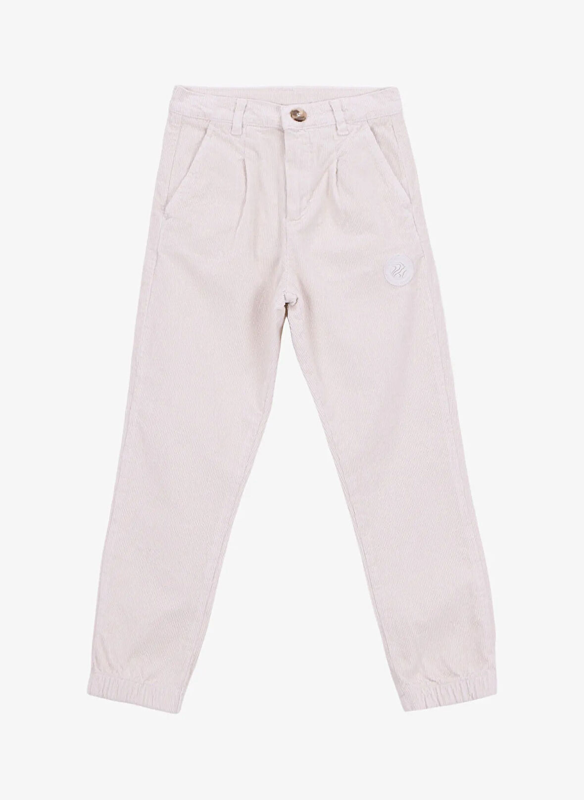 Discovery Expedition Lastikli Bel Düz Paça Krem Erkek Çocuk Pantolon D5WB-PNT3066