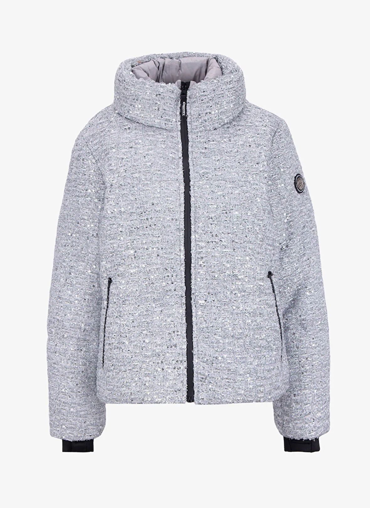 Discovery Expedition D5WL-MNT3677 Gümüş Düz Kadın Mont