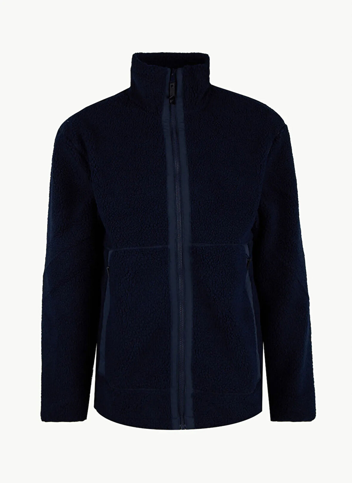 Discovery Expedition D5WM-MNT3720 Lacivert Dik Yaka Relaxed Düz Erkek Sweatmont