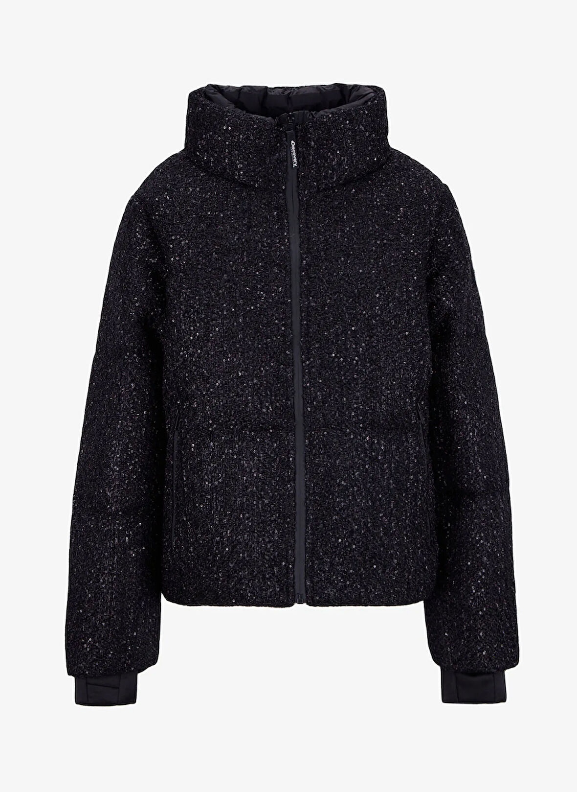 Discovery Expedition D5WL-MNT3677 Siyah Düz Kadın Mont