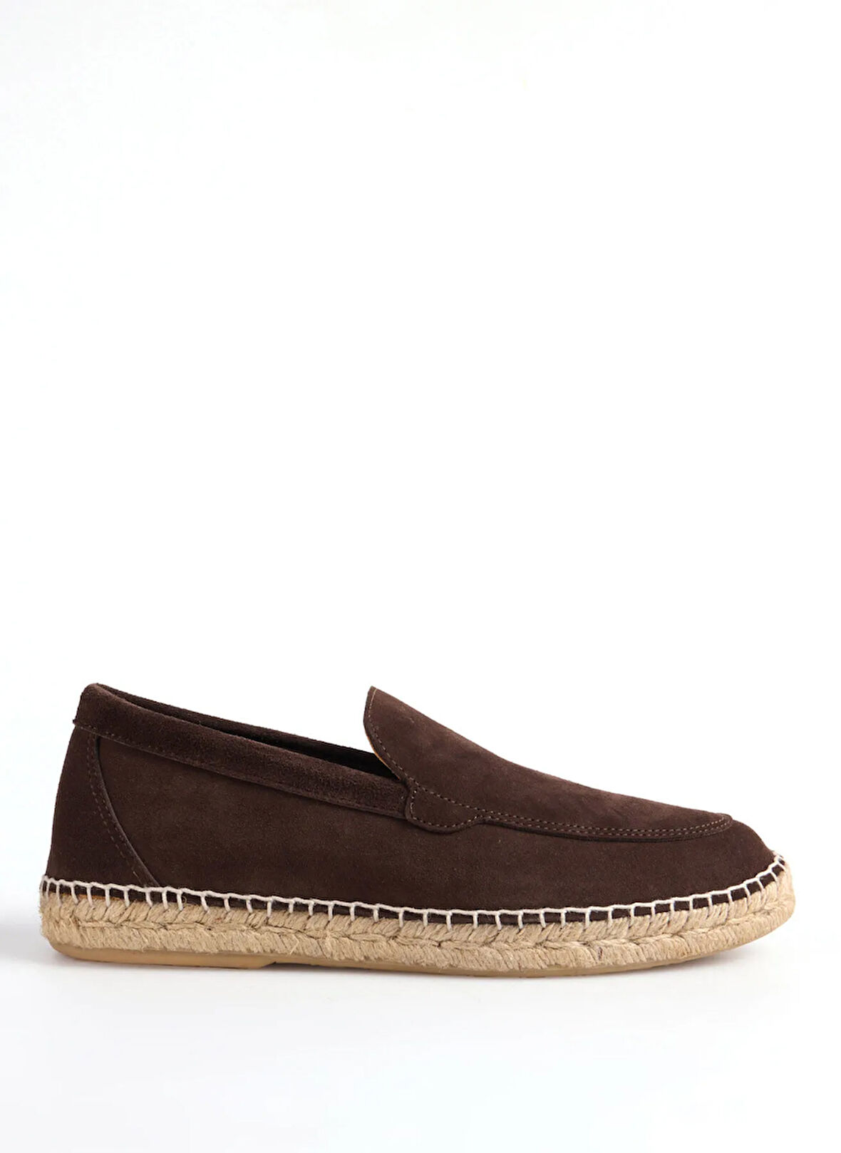 Abarca Deri Kahve Erkek Espadril MOCASIN LISO