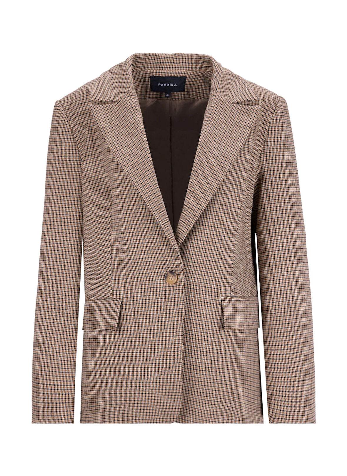 Fabrika Bej - Çok Renkli Kadın Blazer F5WL-CKT0111