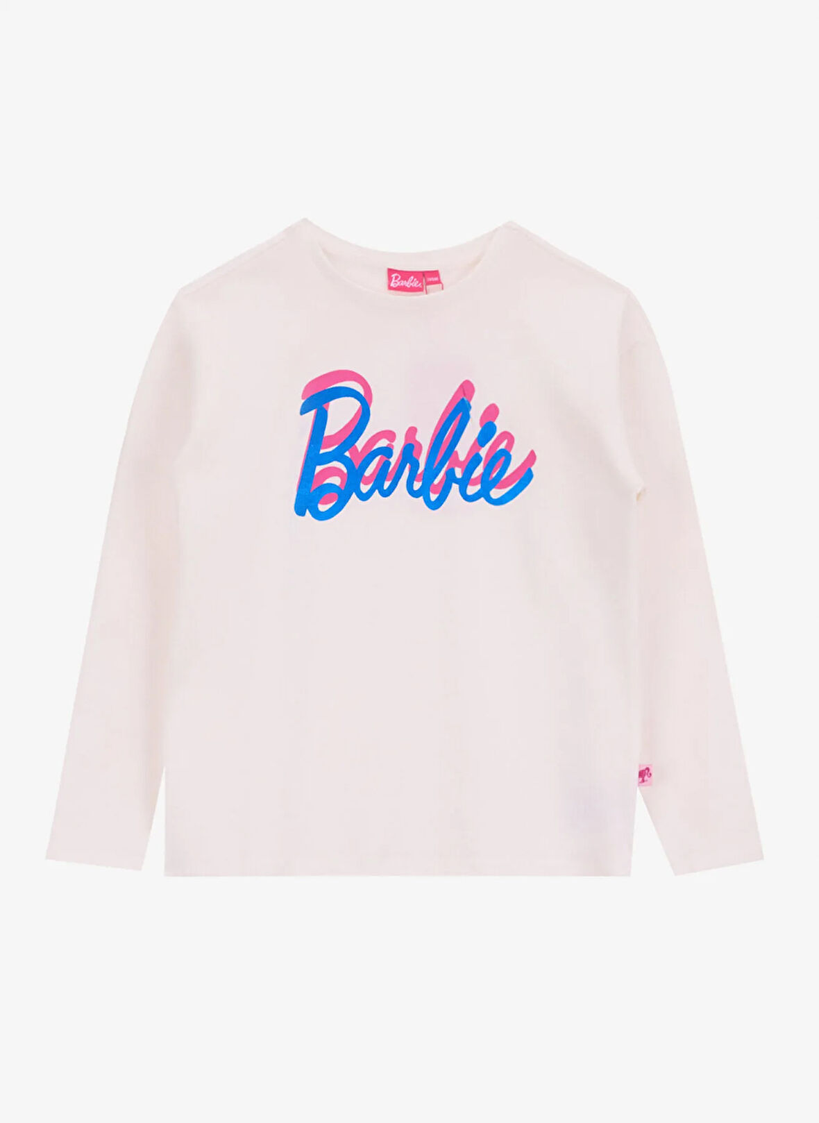 Barbie Baskılı Ekru Kız Çocuk T-Shirt BRB5WG-TST6142