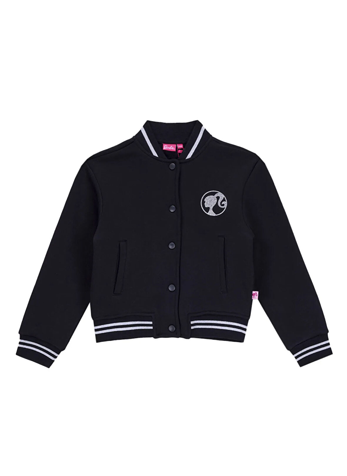 Barbie Bisiklet Yaka Siyah Kız Çocuk Sweatmont BRB5WG-SWT6034