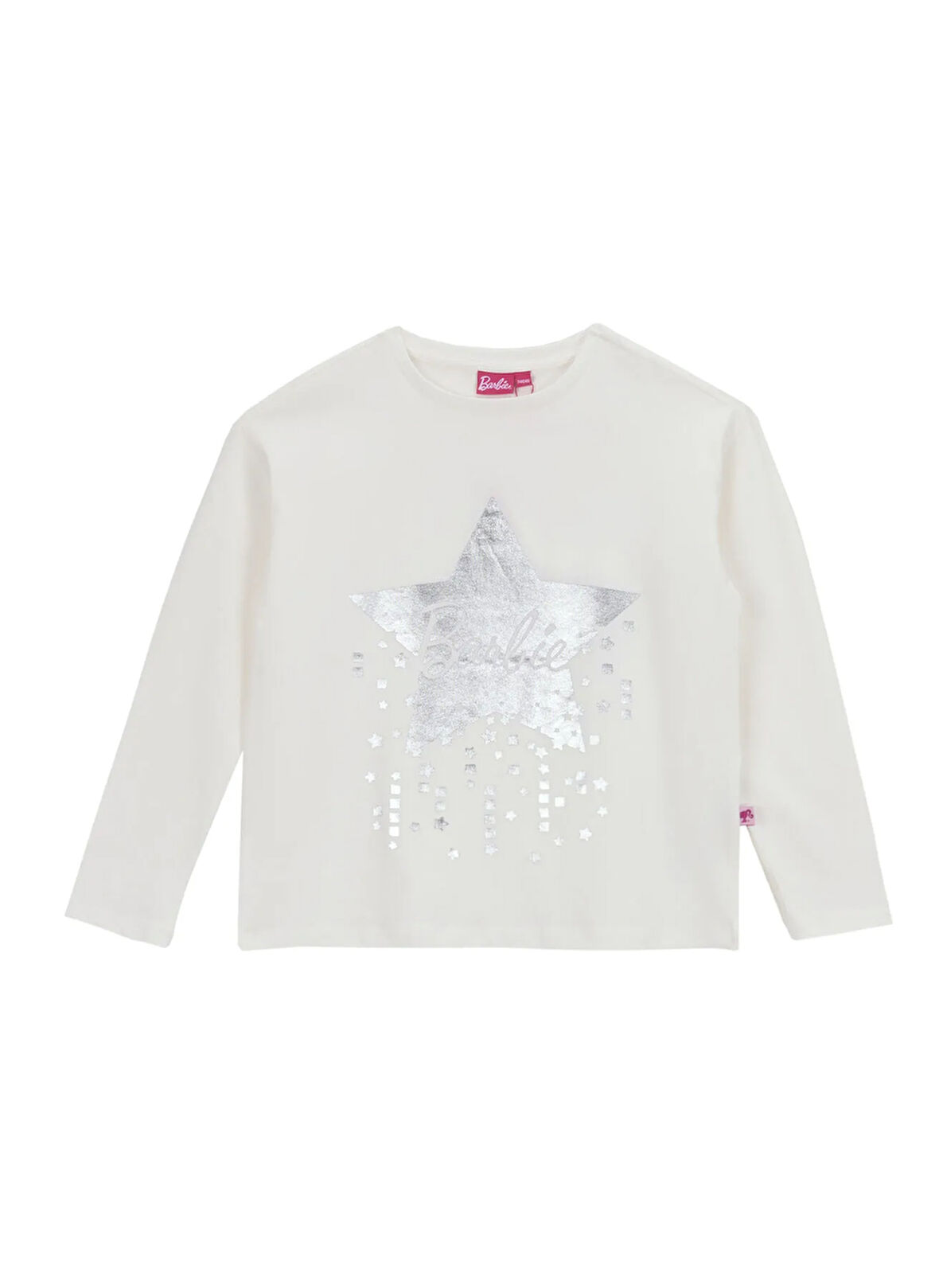 Barbie Baskılı Ekru Kız Çocuk T-Shirt BRB5WG-TST6208