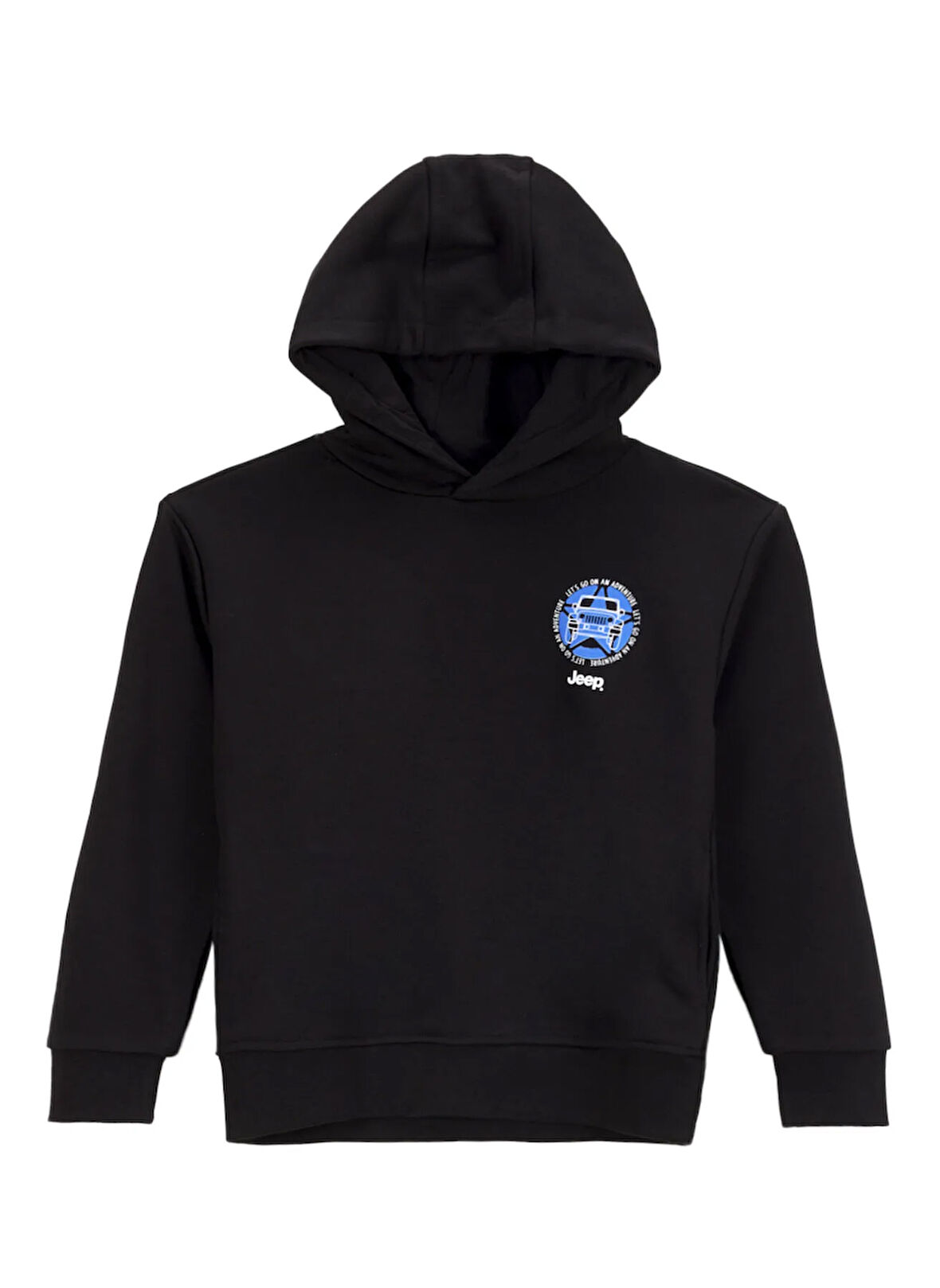 Jeep Baskılı Erkek Çocuk Siyah Sweatshırt J5WB-SWT7727