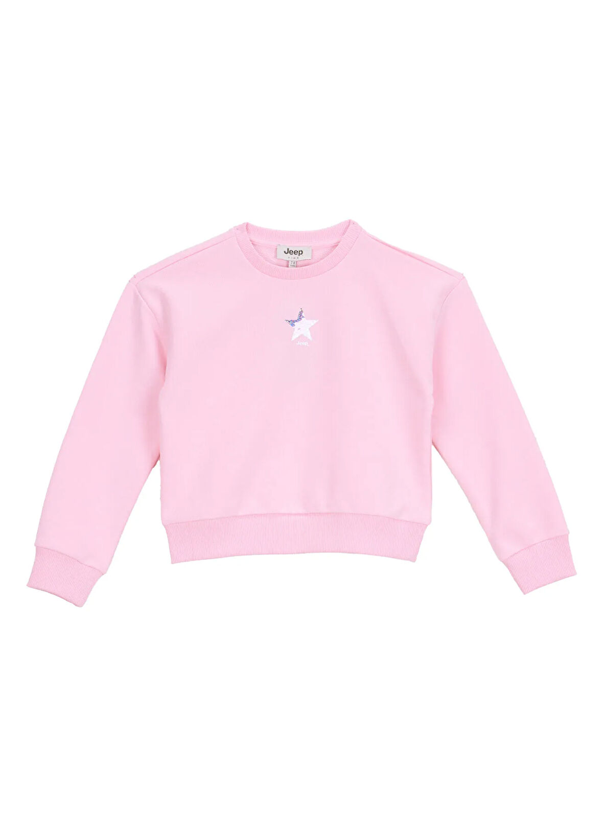 Jeep Baskılı Kız Çocuk Pembe Sweatshırt J5WG-SWT7551