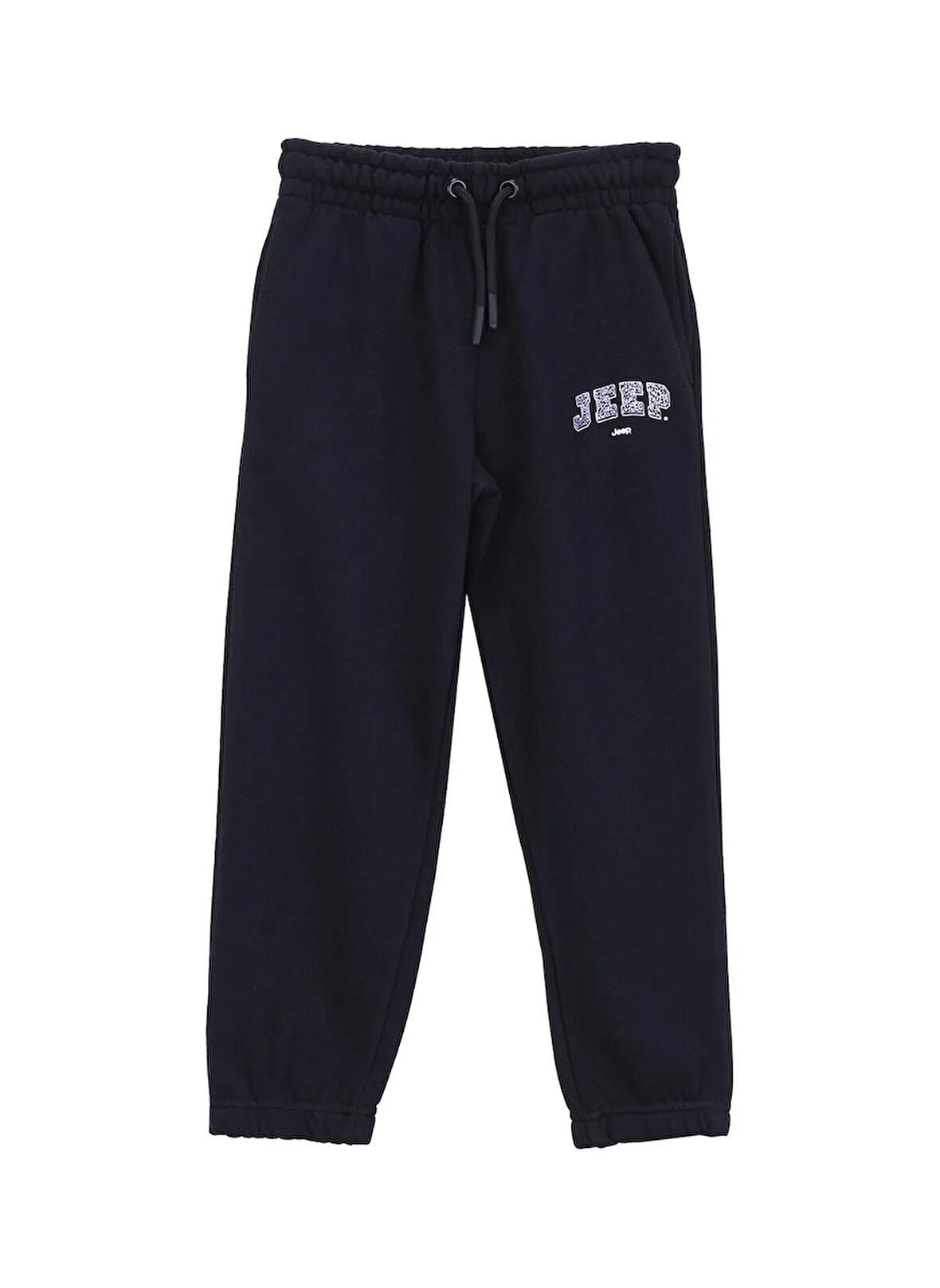 Jeep Lastikli Paça Siyah Kız Çocuk Eşofman Altı J5WG-EA7587