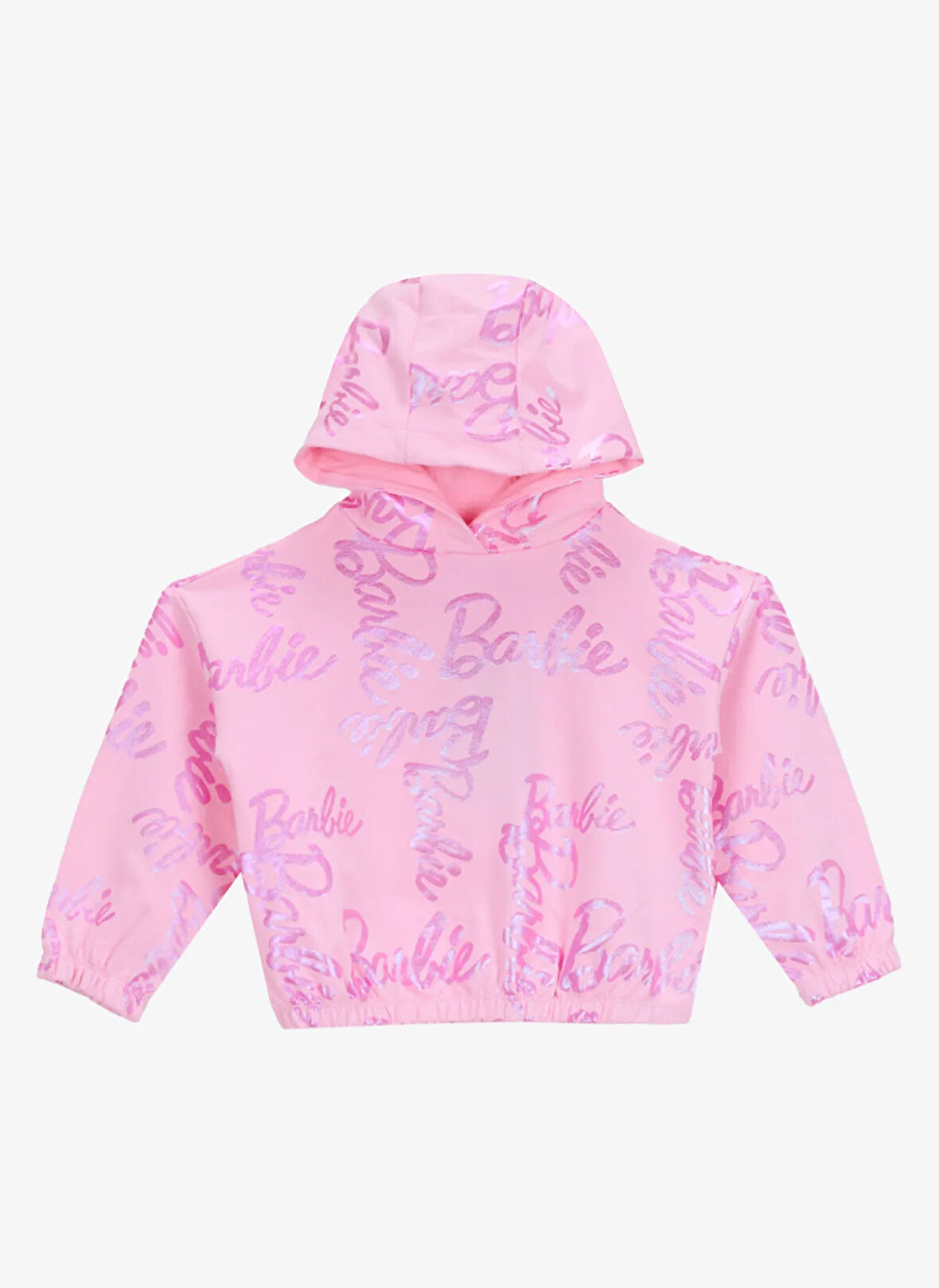 Barbie Baskılı Kız Çocuk Pembe Sweatshırt BRB5WG-SWT6601