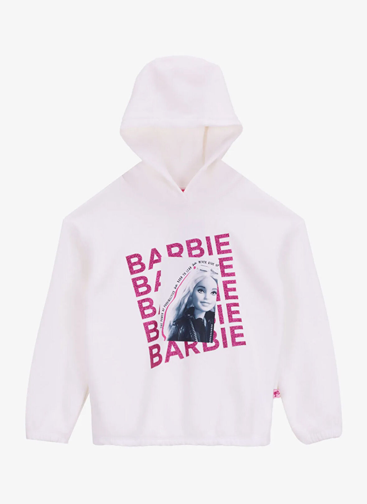 Barbie Baskılı Kız Çocuk Ekru Sweatshırt BRB5WG-SWT6634