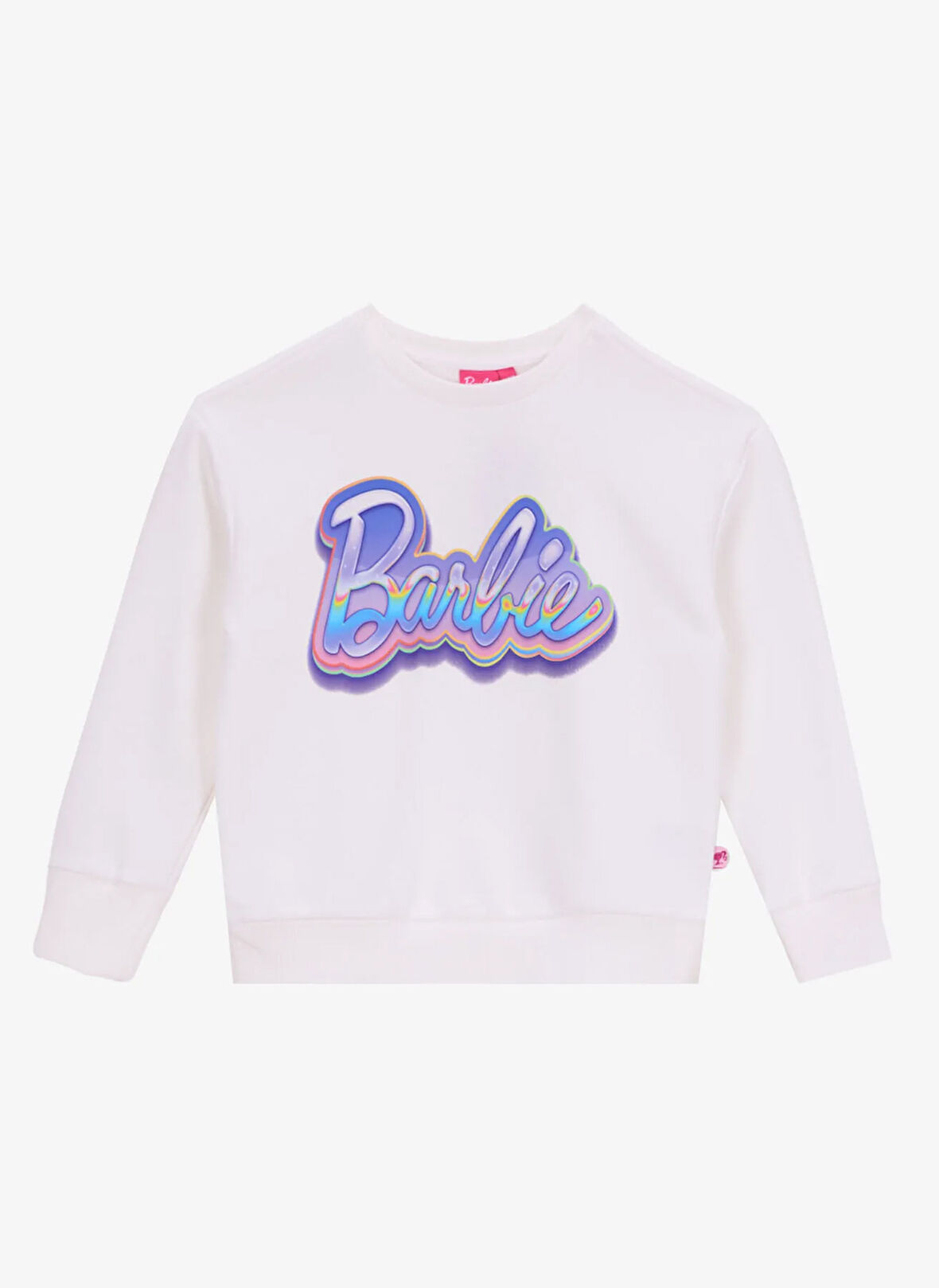 Barbie Baskılı Kız Çocuk Ekru Sweatshırt BRB5WG-SWT6627