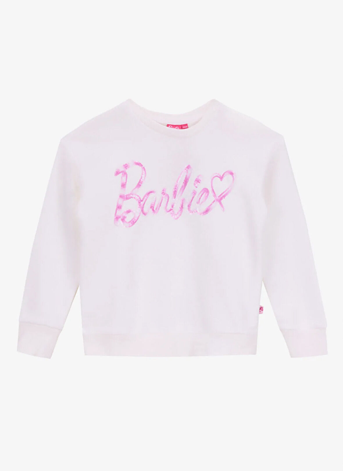 Barbie Baskılı Kız Çocuk Ekru Sweatshırt BRB5WG-SWT6625
