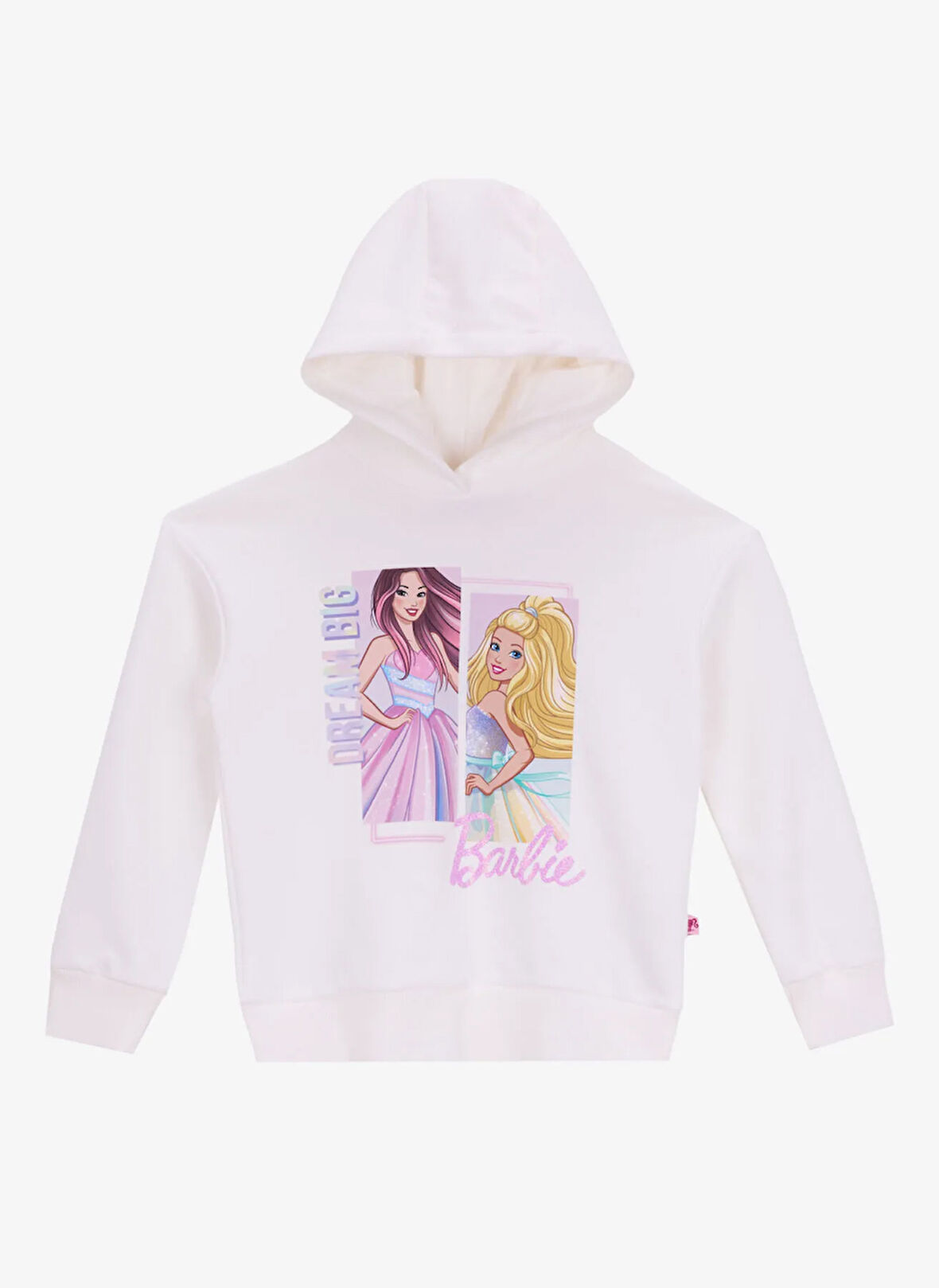 Barbie Baskılı Kız Çocuk Ekru Sweatshırt BRB5WG-SWT6626