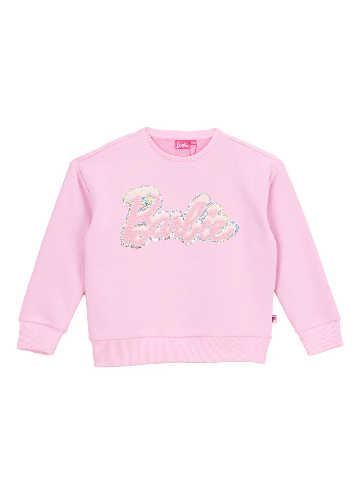 Barbie Baskılı Kız Çocuk Pembe Sweatshırt BRB5WG-SWT6605