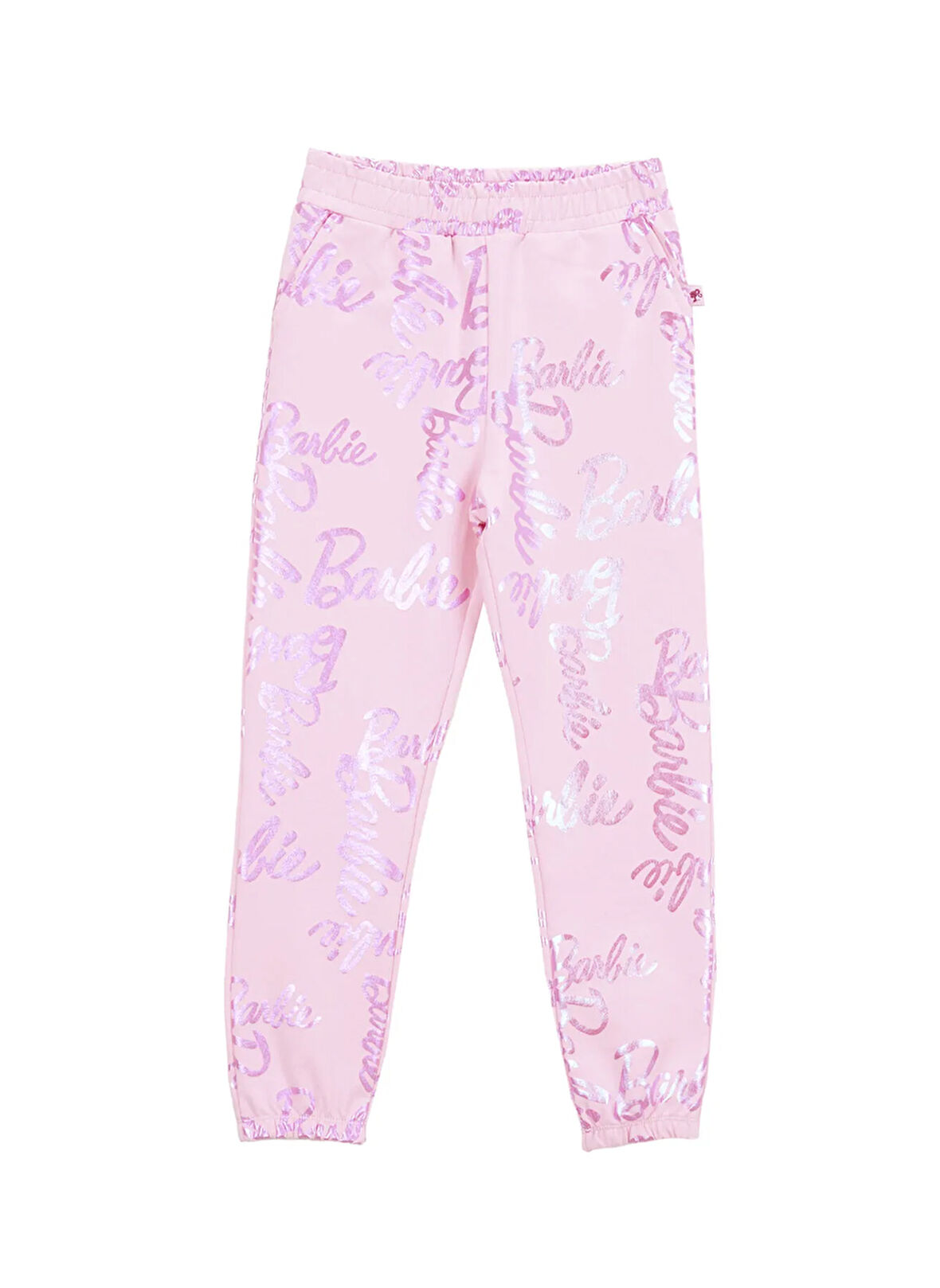 Barbie Lastikli Paça Pembe Kız Çocuk Eşofman Altı BRB5WG-EA6602