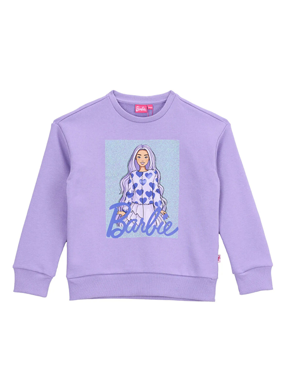 Barbie Baskılı Kız Çocuk Lila Sweatshırt BRB5WG-SWT6621