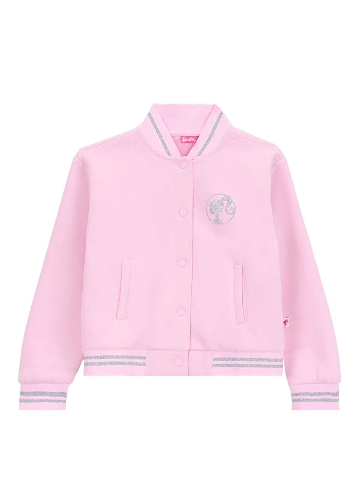 Barbie Bisiklet Yaka Pembe Kız Çocuk Sweatmont BRB5WG-SWT6670