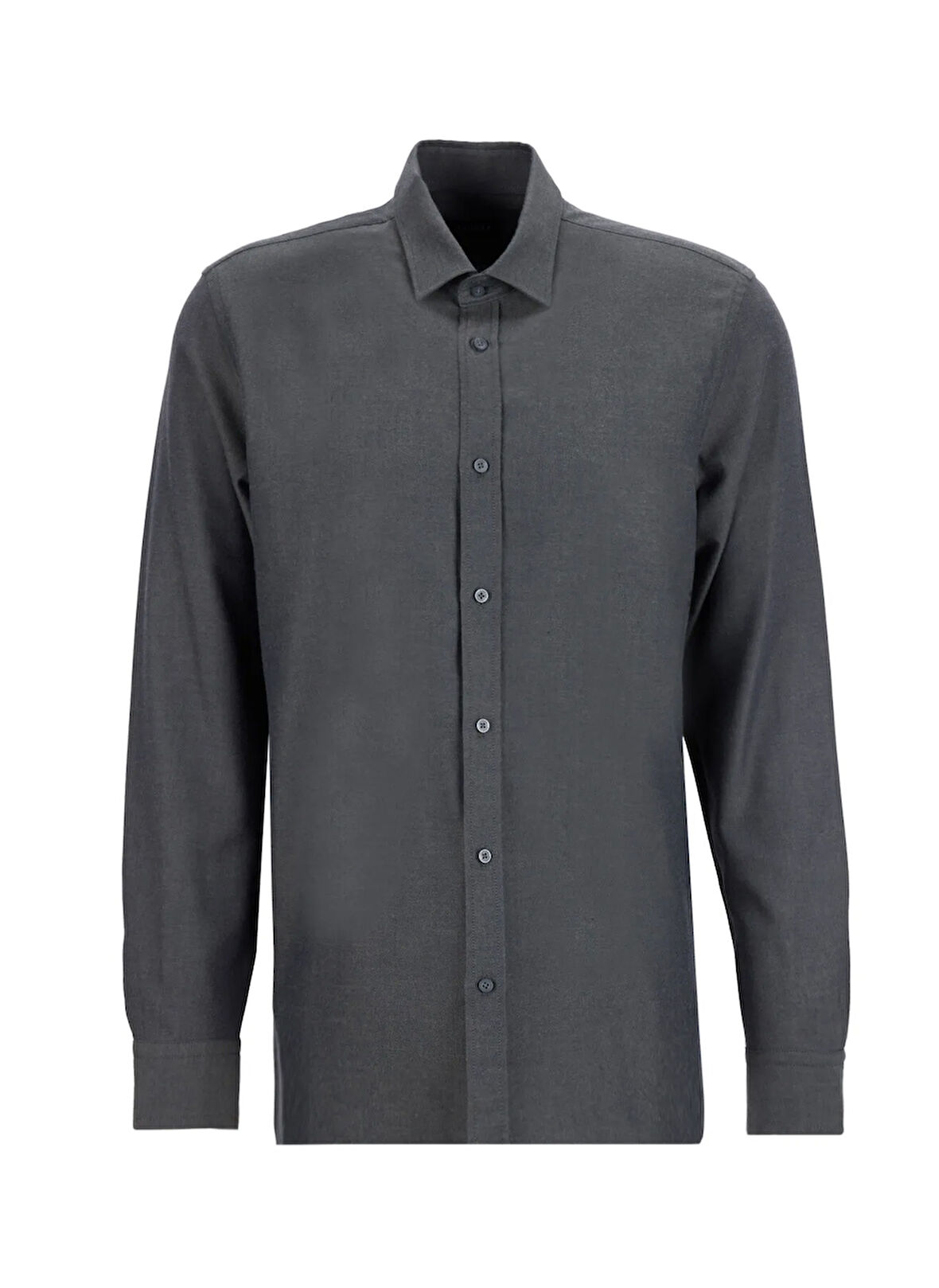 Fabrika Slim Fit Gömlek Yaka Düz Haki Erkek Gömlek F5WM-GML 2574