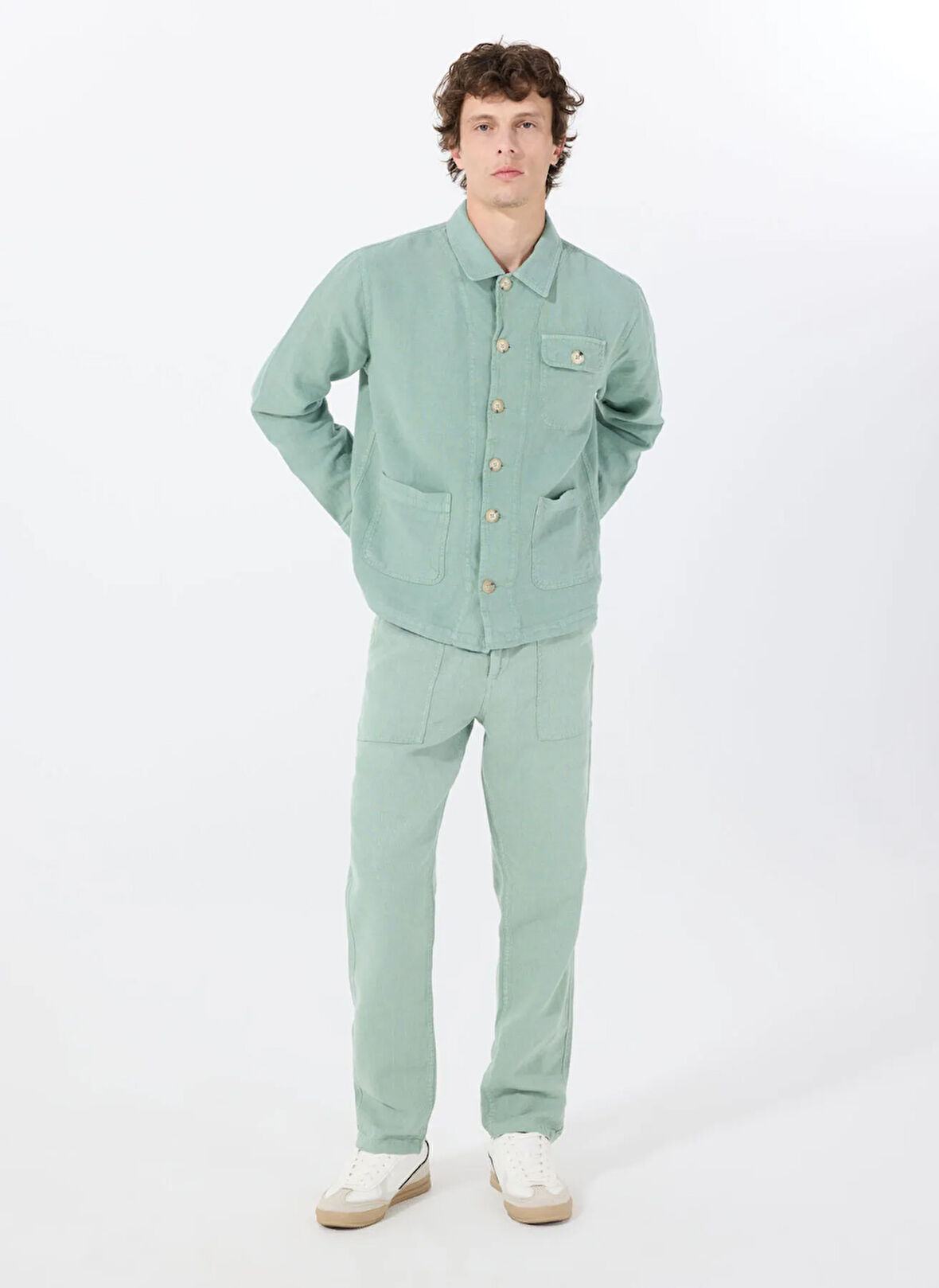 Mr. Mood Standart Bel Normal Paça Standart Yeşil Erkek Pantolon MR BRICKELL PANTS