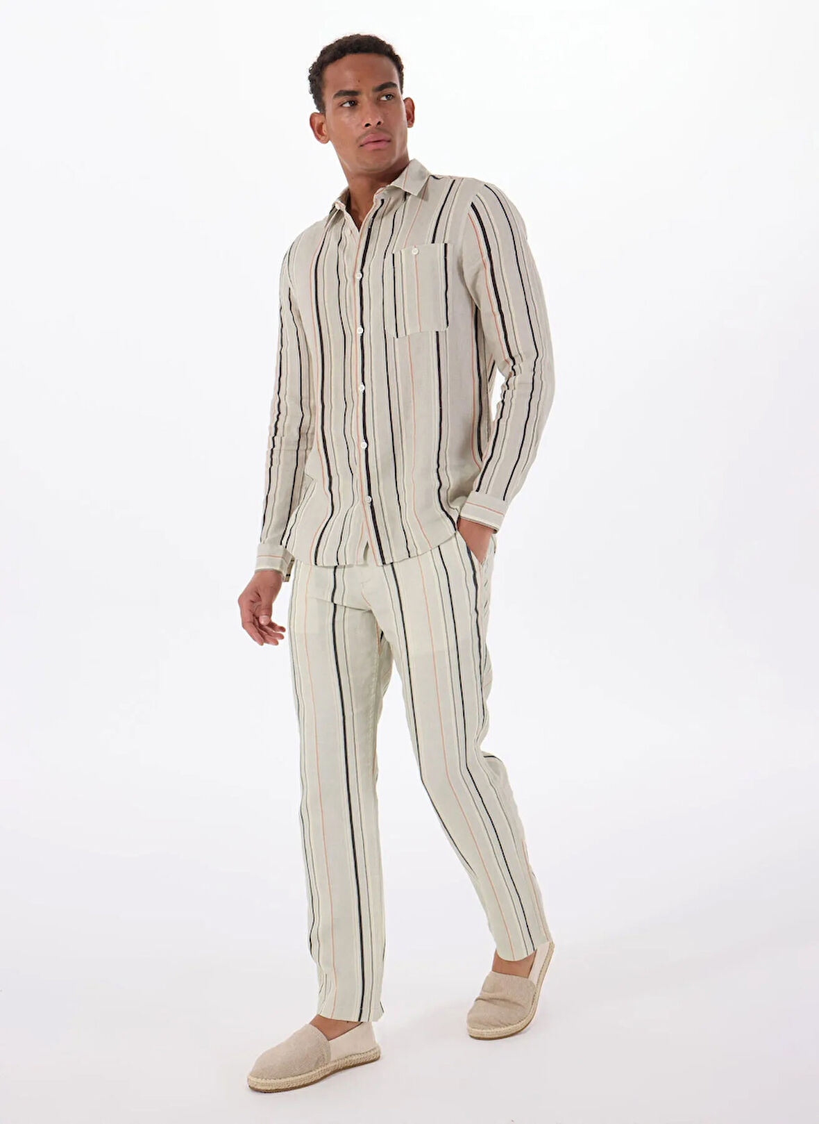 Mr. Mood Standart Bel Normal Paça Standart Çok Renkli Erkek Pantolon MR PI PANTS