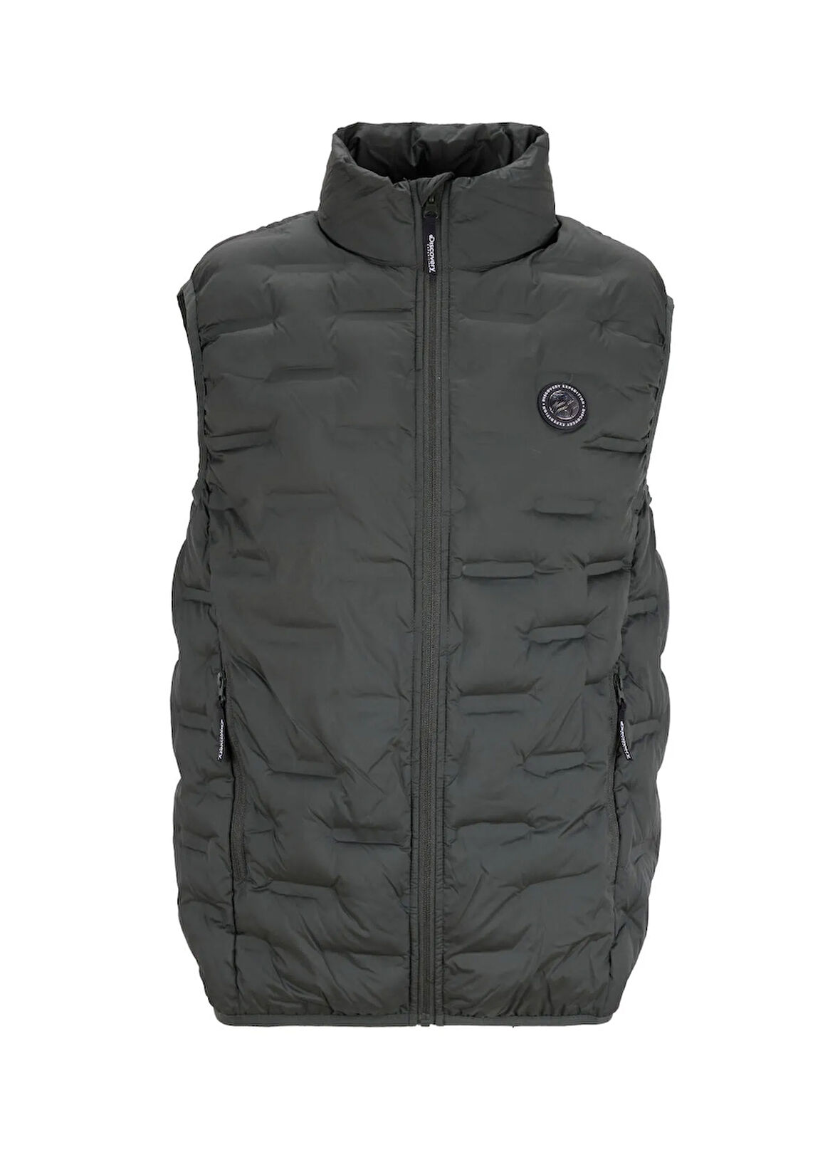 Discovery Expedition D5WM-YLK3307 Haki Relaxed Kapitone Erkek Yelek