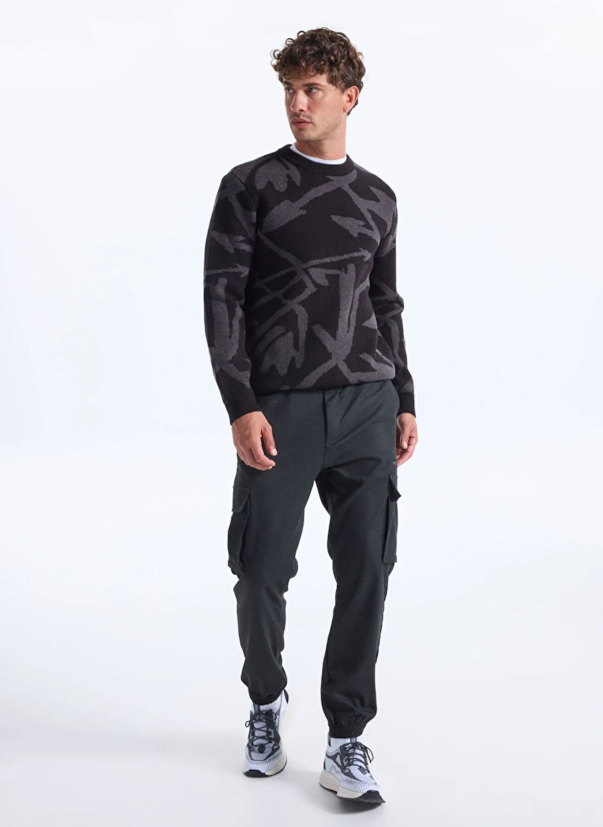 Discovery Expedition D5WM-PNT3850 Antrasit Relaxed Düz Erkek Pantolon