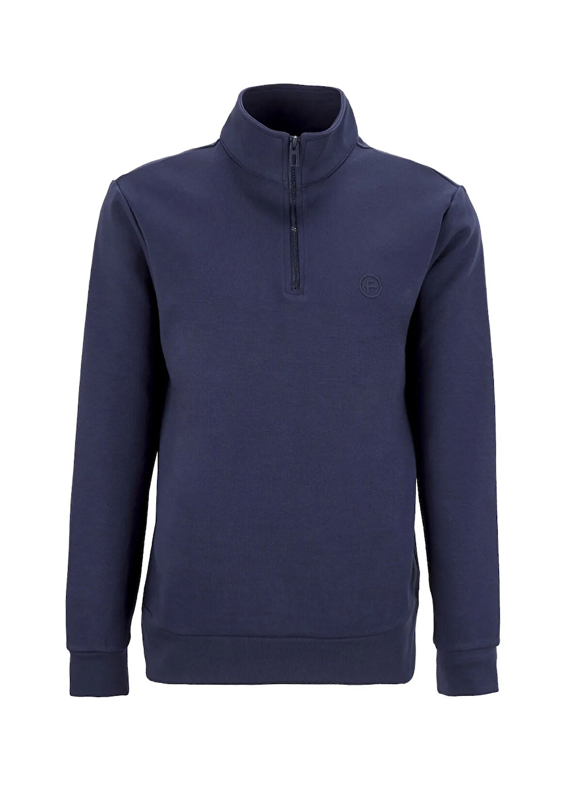 Fabrika Bato Yaka Düz Lacivert Erkek Sweatshırt FC4WM-SWT 2233.