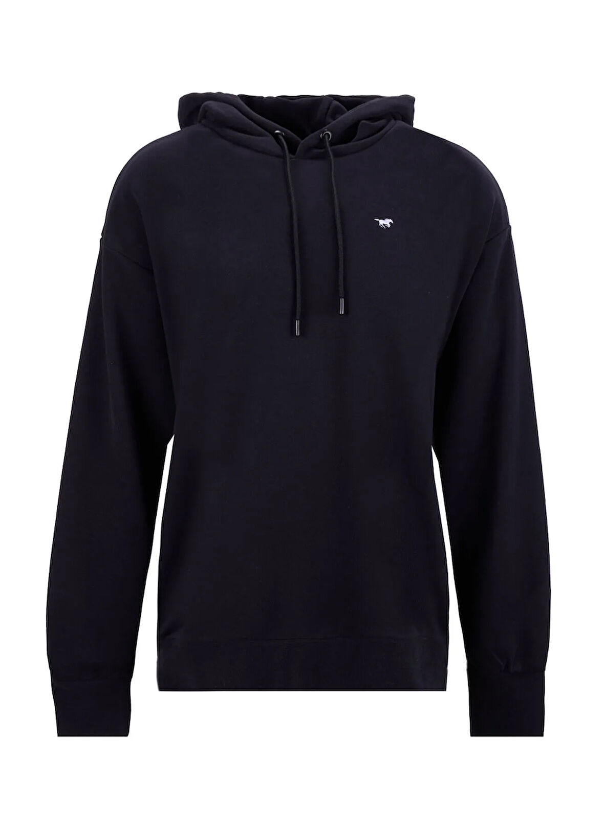 Mustang Kapüşon Yaka Siyah Erkek Sweatshırt M5WM-SWT1515