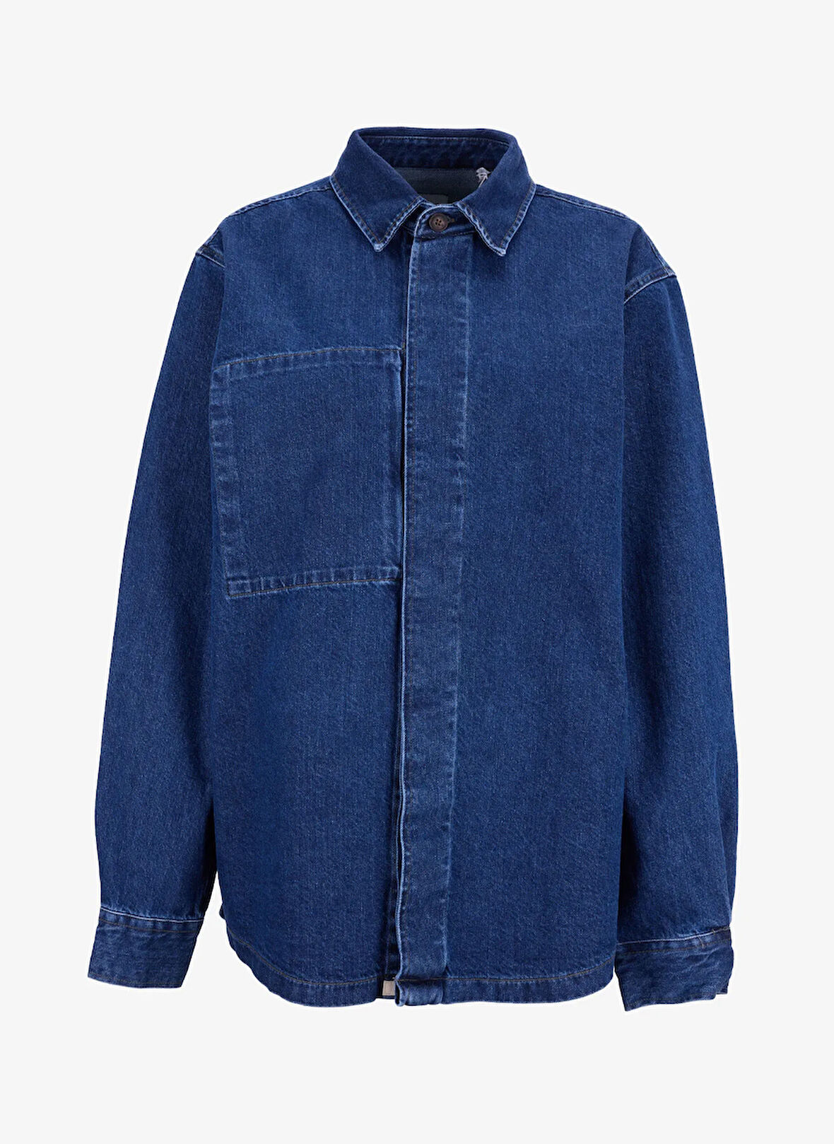 Mustang Relaxed Lacivert Erkek Denim Gömlek M5WM-GML1836