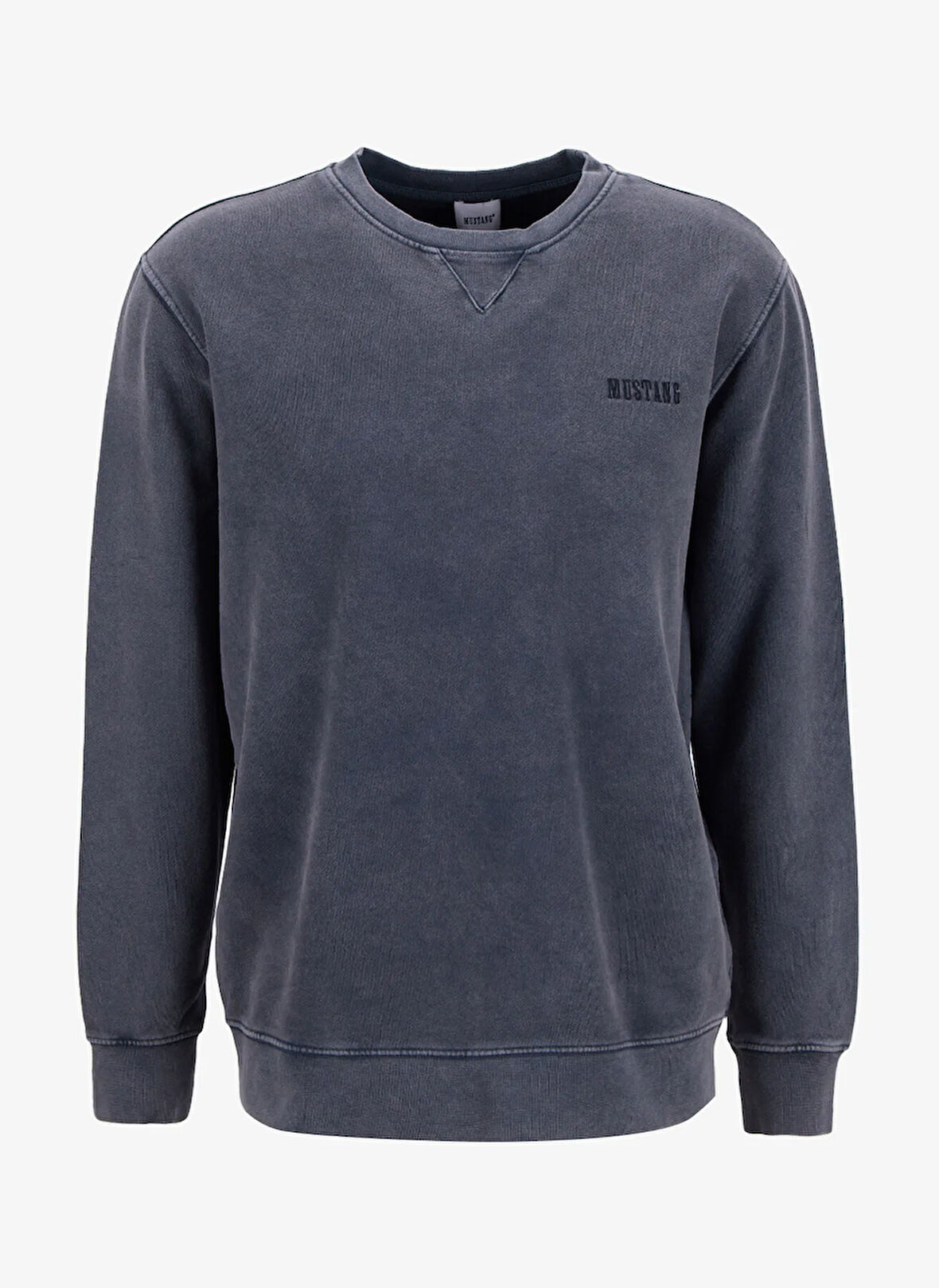 Mustang Bisiklet Yaka Antrasit Erkek Sweatshırt M5WM-SWT1500