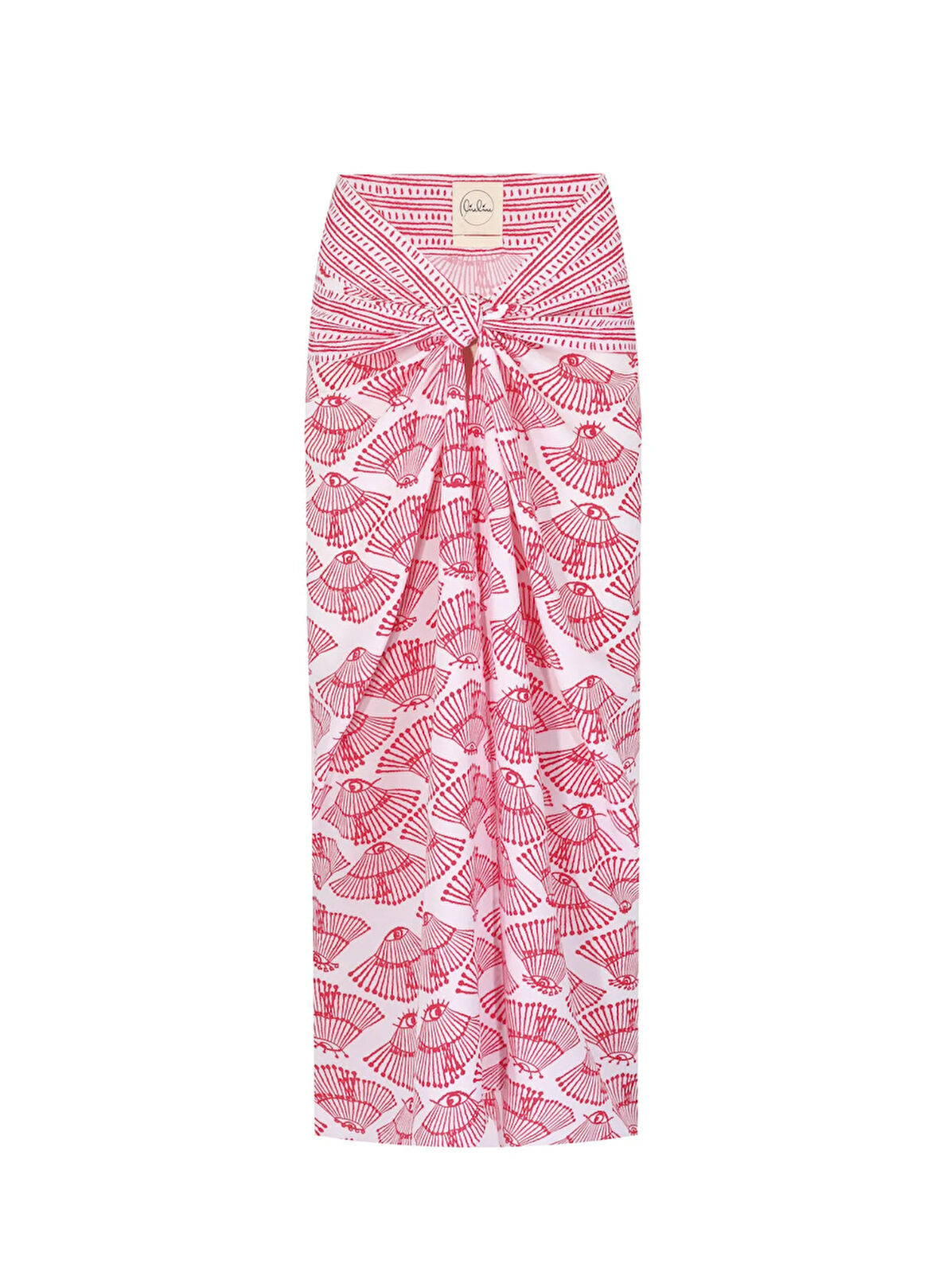 Lisalina Kırmızı Kadın Pareo LLBW0012