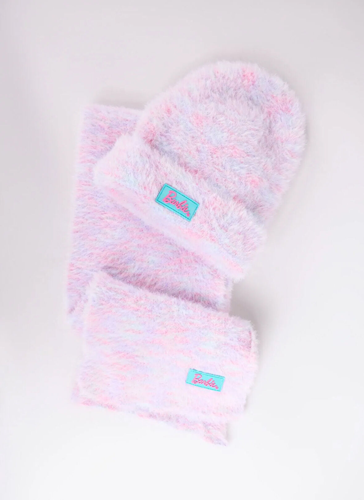 Barbie Çok Renkli Kız Çocuk Bere-Boyunluk Tk BRB5WG-SET6601