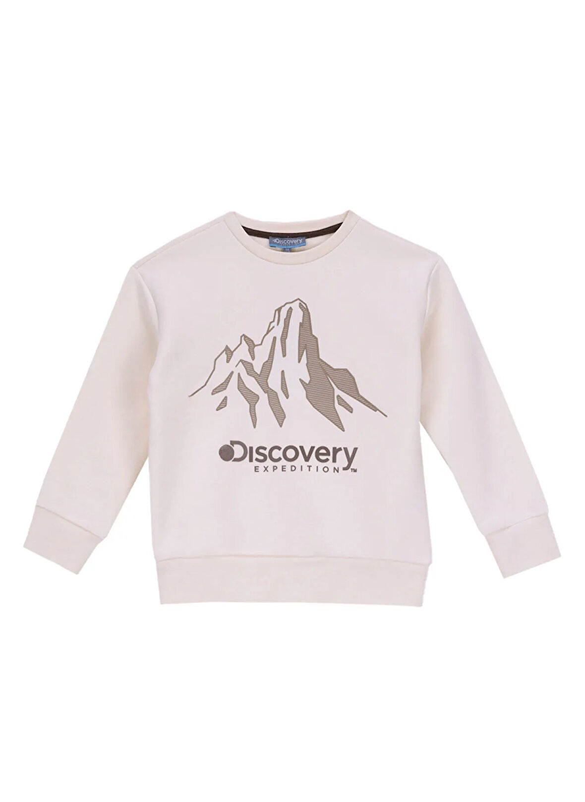 Discovery Expedition Baskılı Erkek Çocuk Krem Sweatshırt D5WB-SWT3050