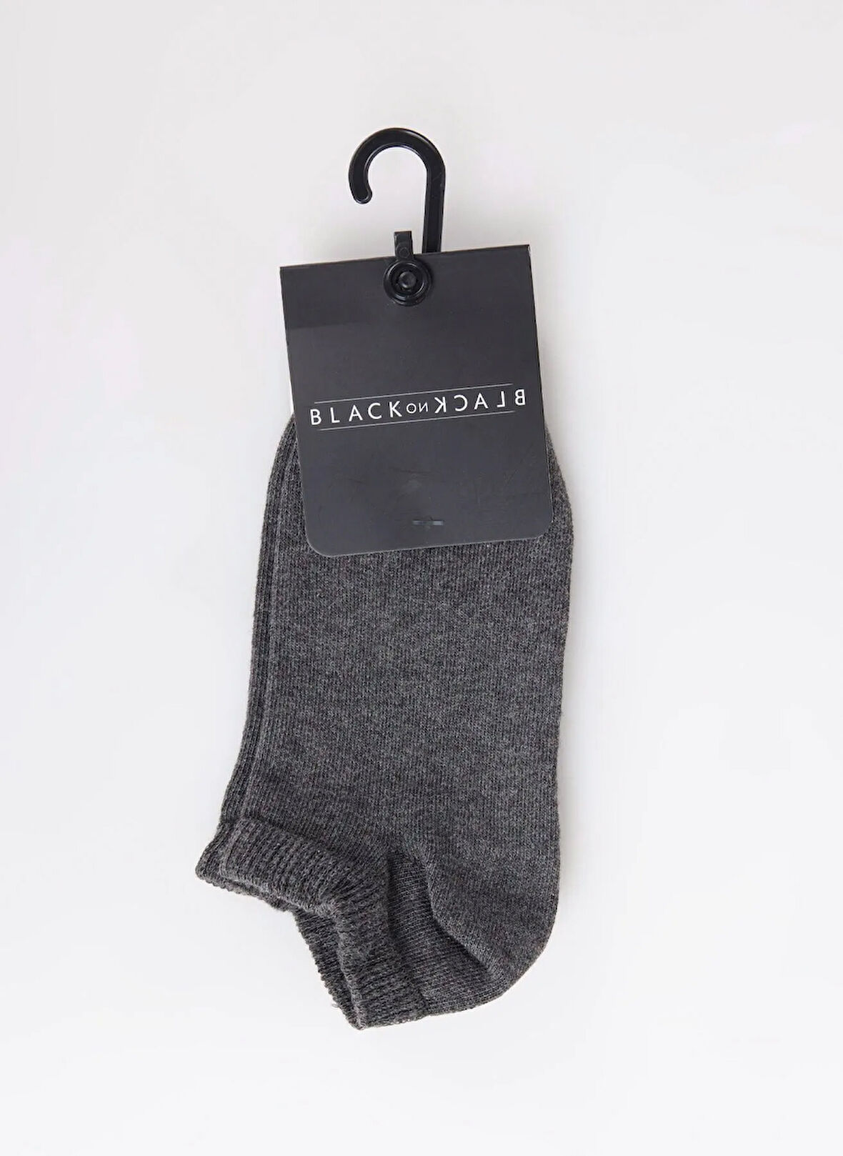 Black On Black Antrasit Kadın Patik Çorap K_PATİK