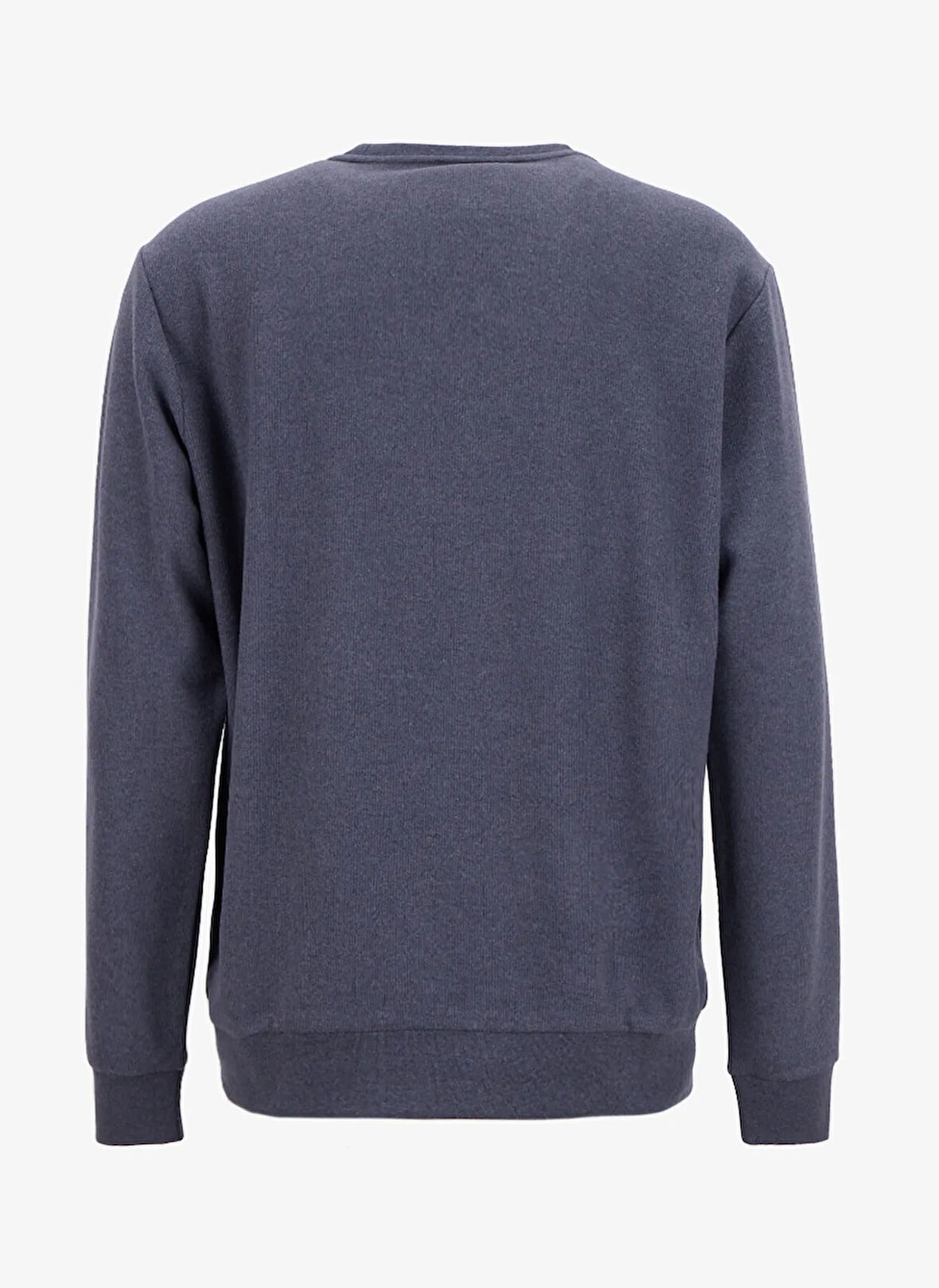 Limon Bisiklet Yaka Düz Örgü Desenli Gri Erkek Sweatshırt MML5WM-SWT9518