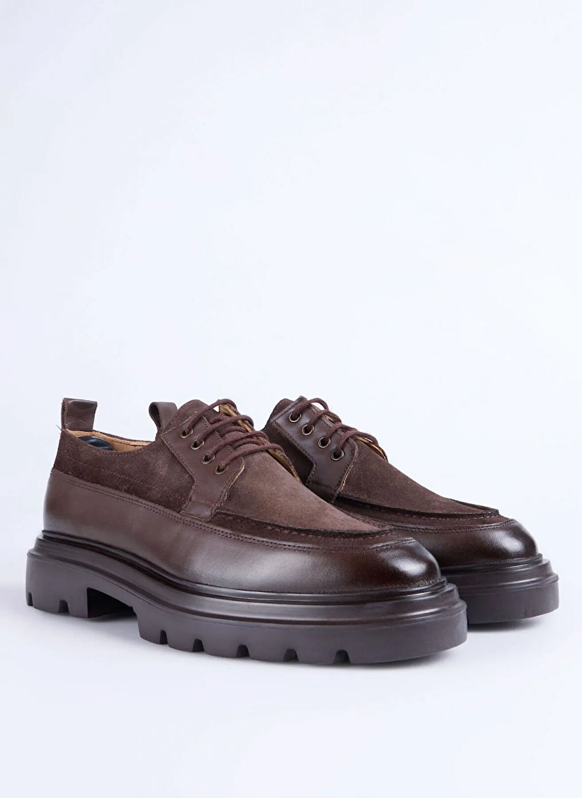 Fabrika Deri Kahve Erkek Günlük Ayakkabı WOLF-CONTRA