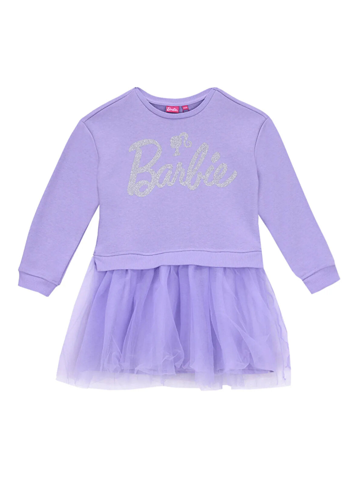 Barbie Simli Lila Kız Çocuk Abiye Elbise BRB5WG-ELB6691