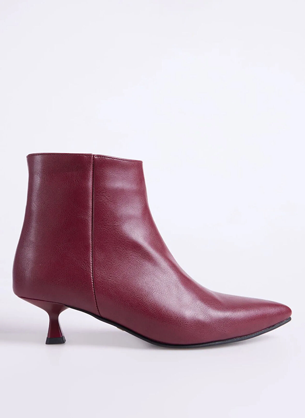Fabrika Bordo Kadın Topuklu Bot KITTEN-CHARLEY