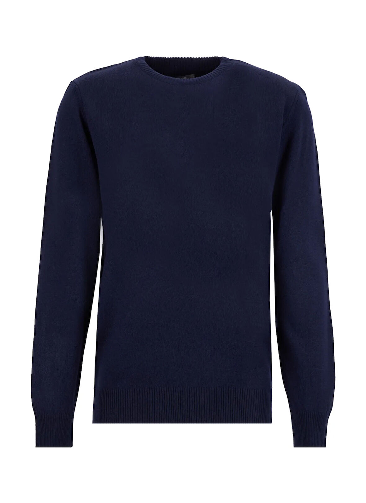 People By Fabrika Polo Yaka Relaxed Düz Lacivert Erkek Kazak PBF5WM-KZK 5049