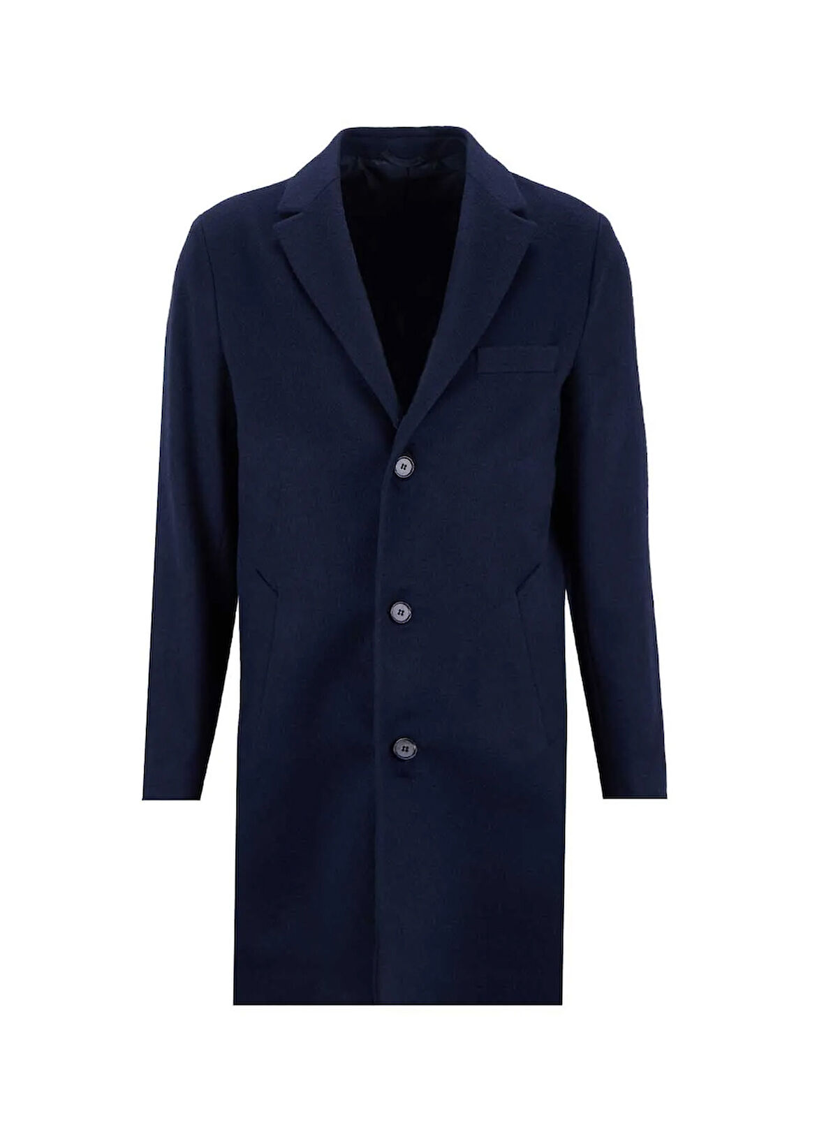 Fabrika Lacivert Erkek Palto F5WM-PLT 2895