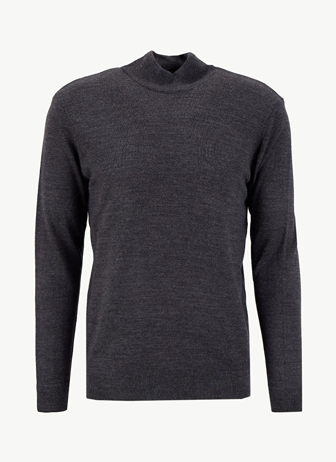 Limon Yarım balıkçı Yaka Basic Düz Antrasit Erkek Kazak MML5WM-KZK9527