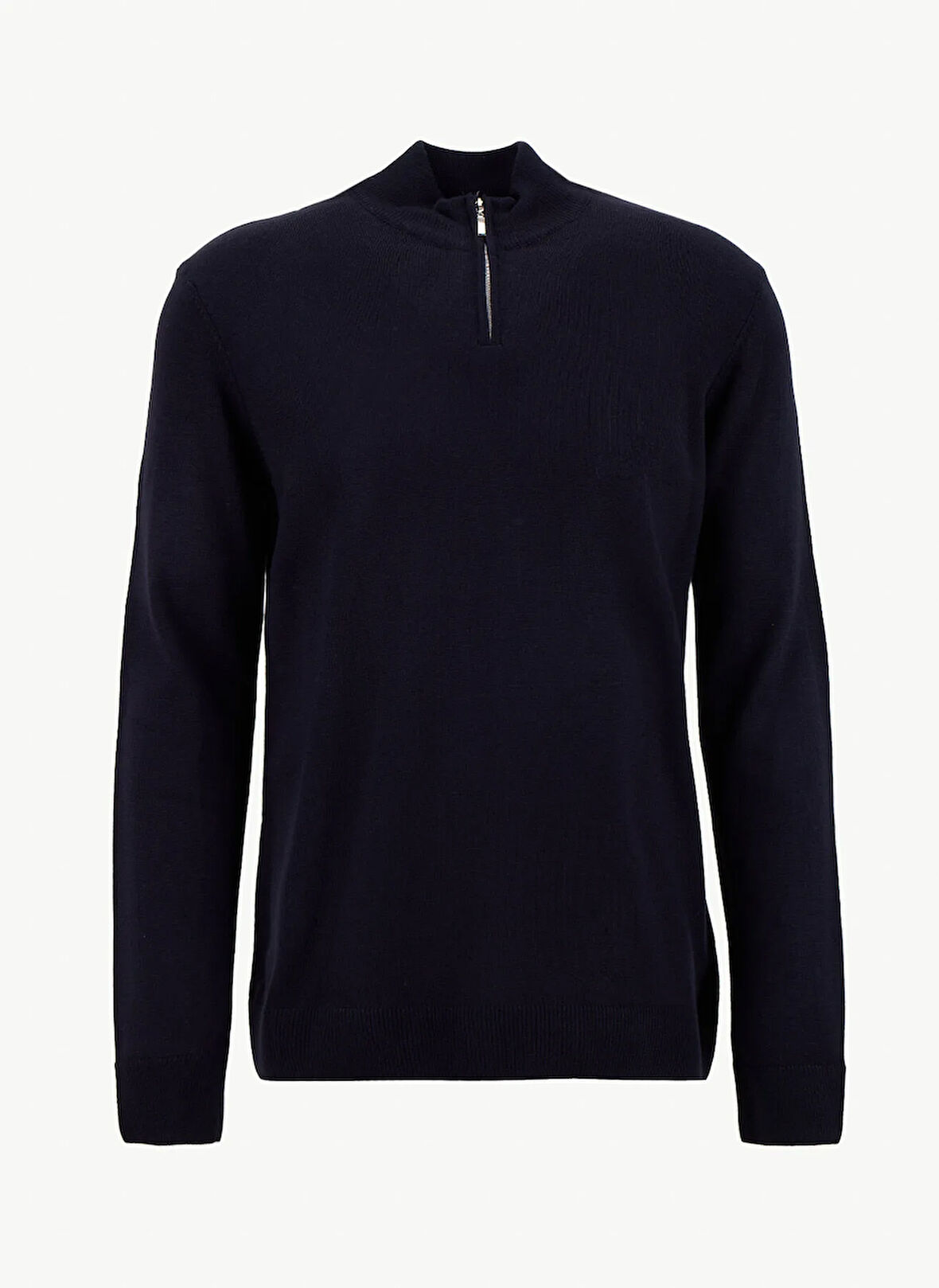 Limon Bato Yaka Basic Düz Lacivert Erkek Kazak MML5WM-KZK9530